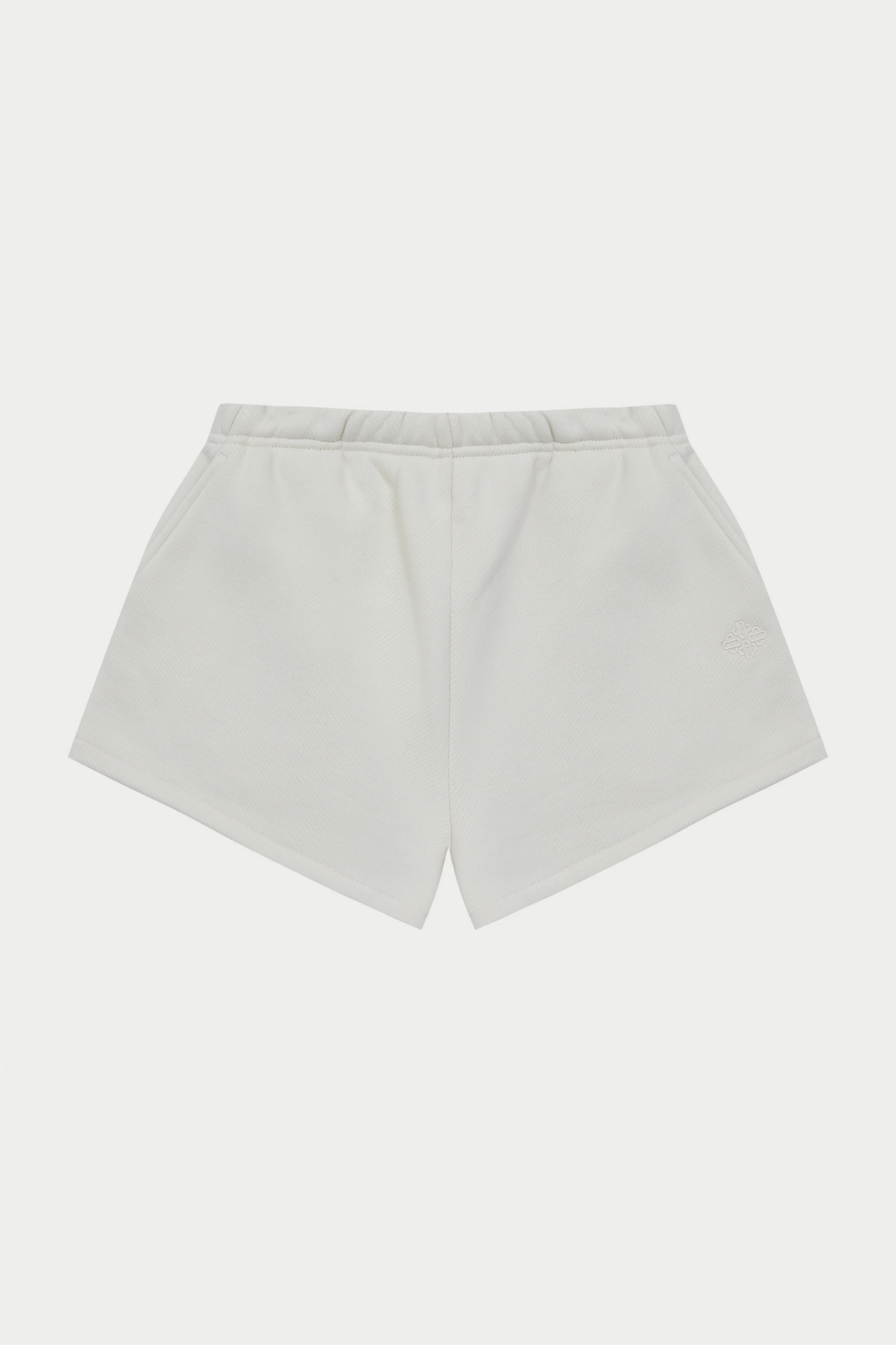 LAUNDERED CLASSICS BOYFRIEND SHORTS - ECRU