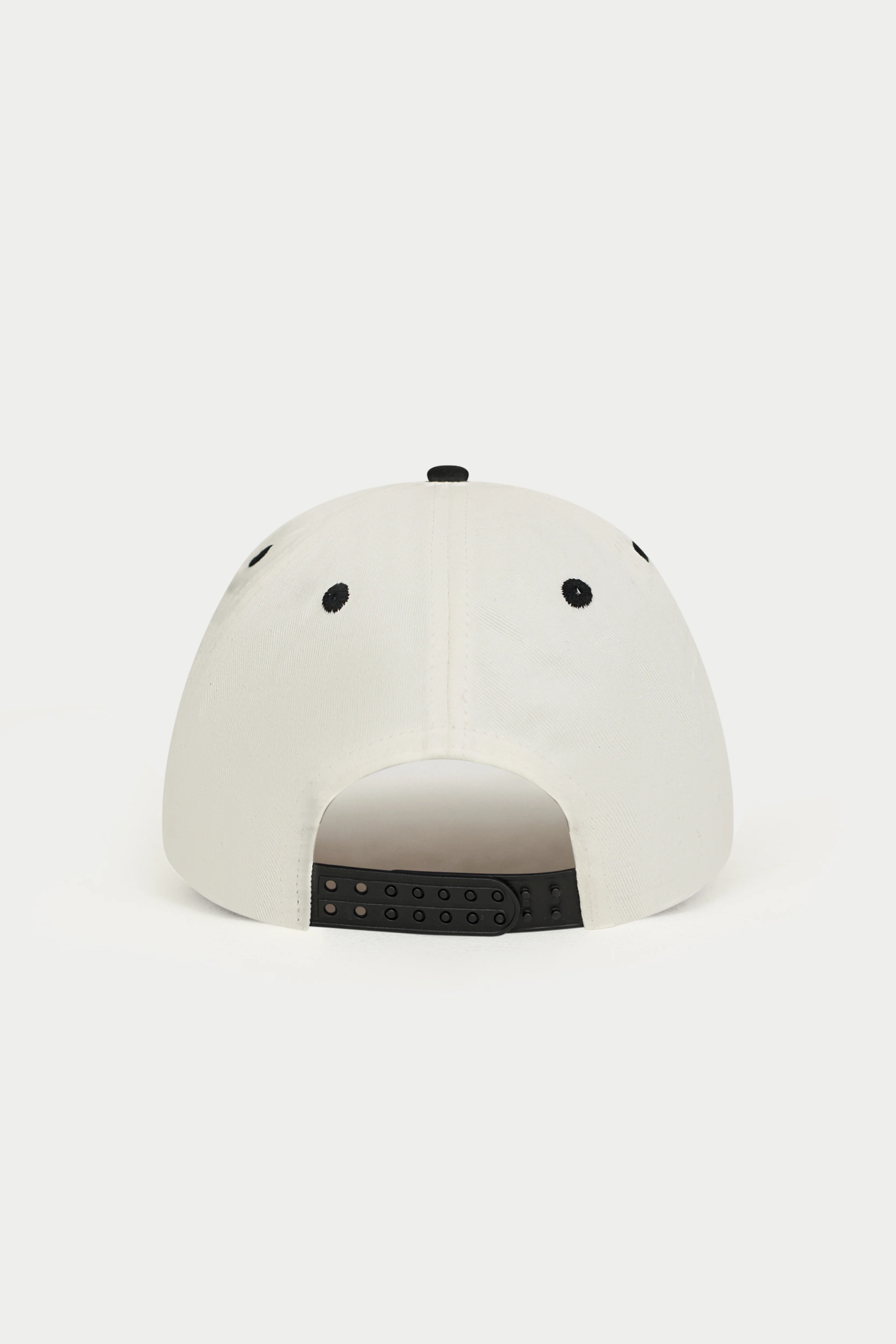 LAUREL EMBROIDERY CAP - BLACK