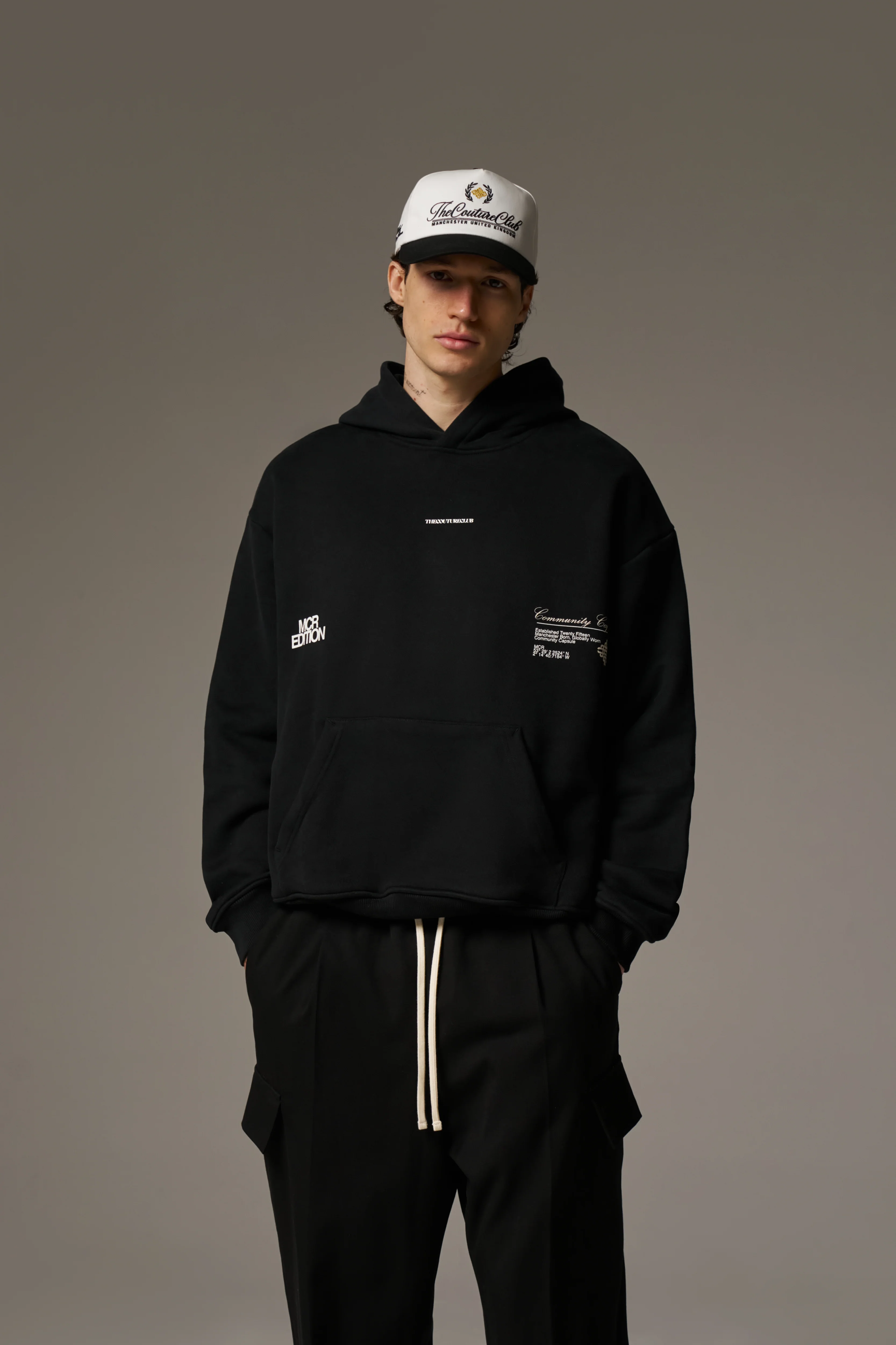 COMMUNITY CAPSULE HOODIE - BLACK