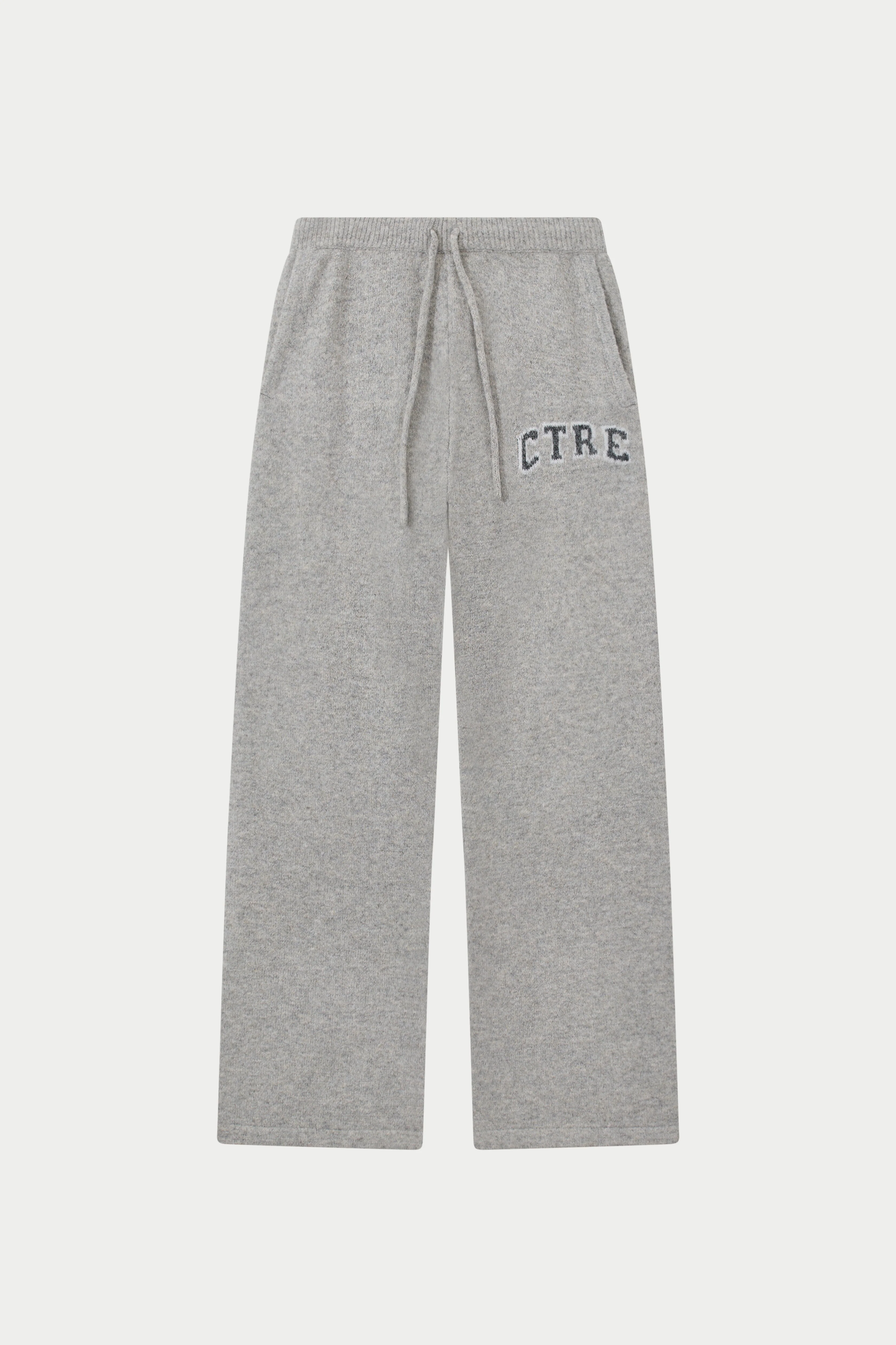 CTRE KNITTED JOGGERS - GREY