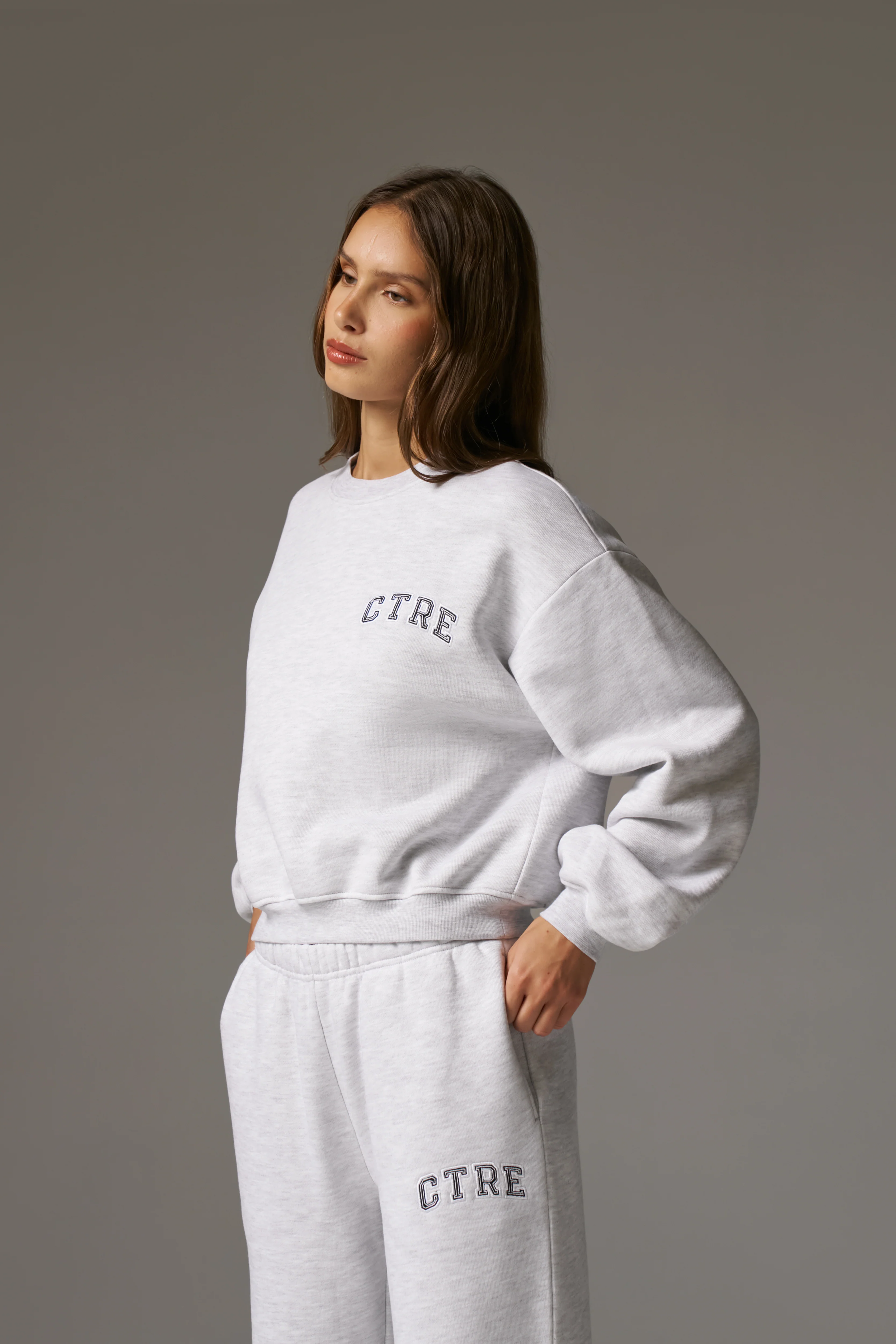 CTRE SWEATSHIRT - GREY MARL