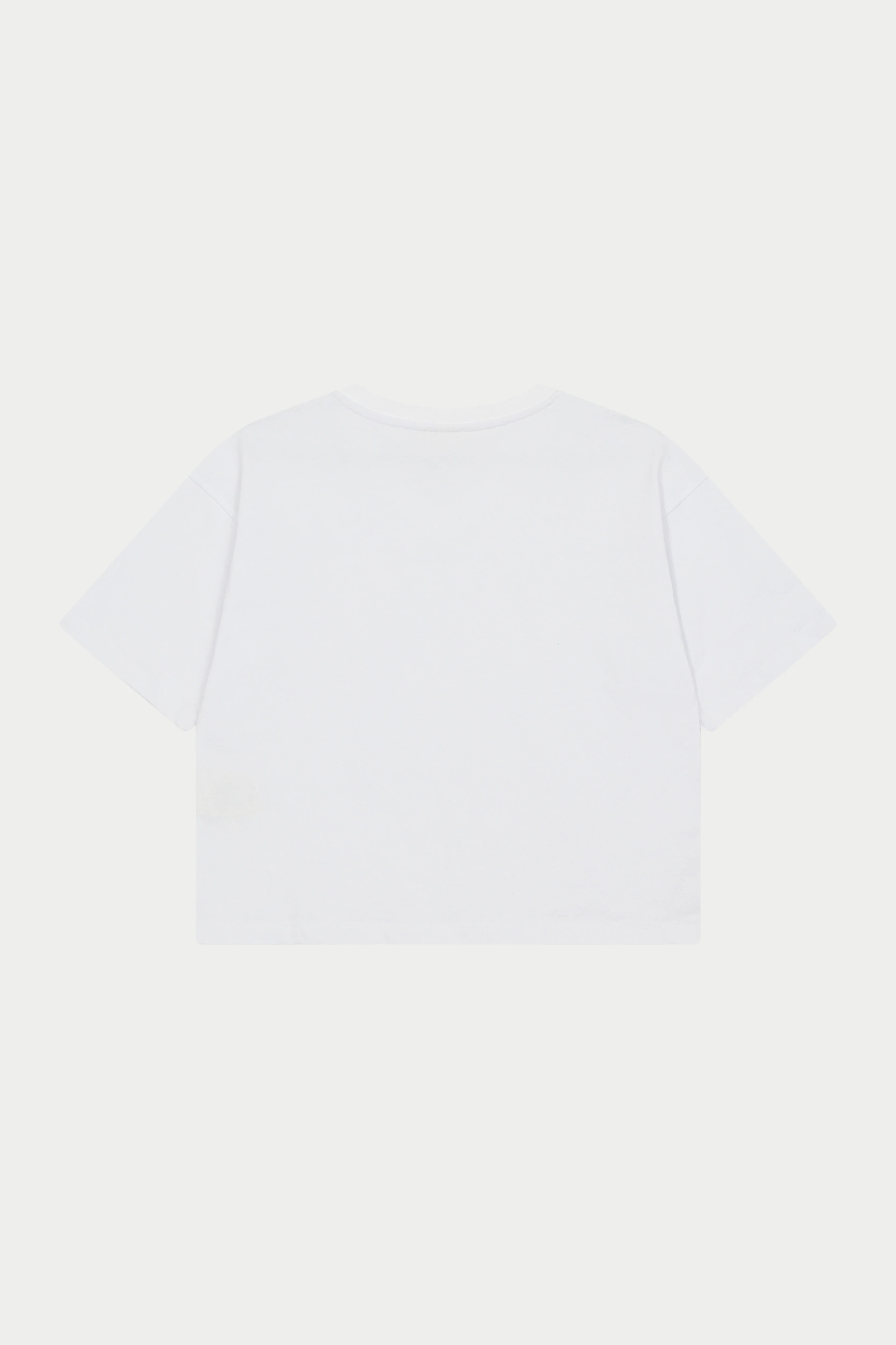 EMBROIDERED PALM GRAPHIC BOXY T-SHIRT - WHITE