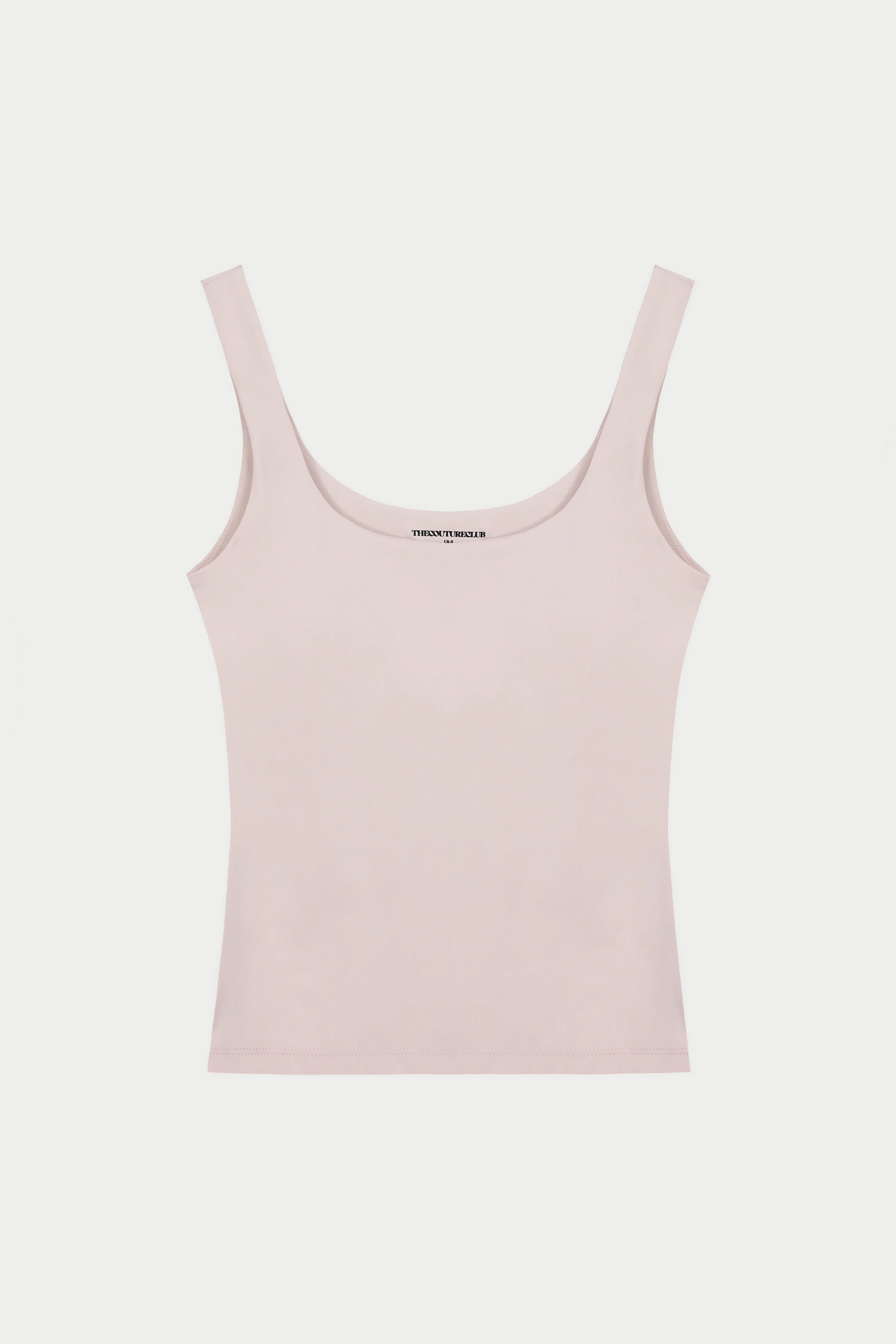 SCULPTING STRETCH SCOOP NECK SPORTS TOP - PINK