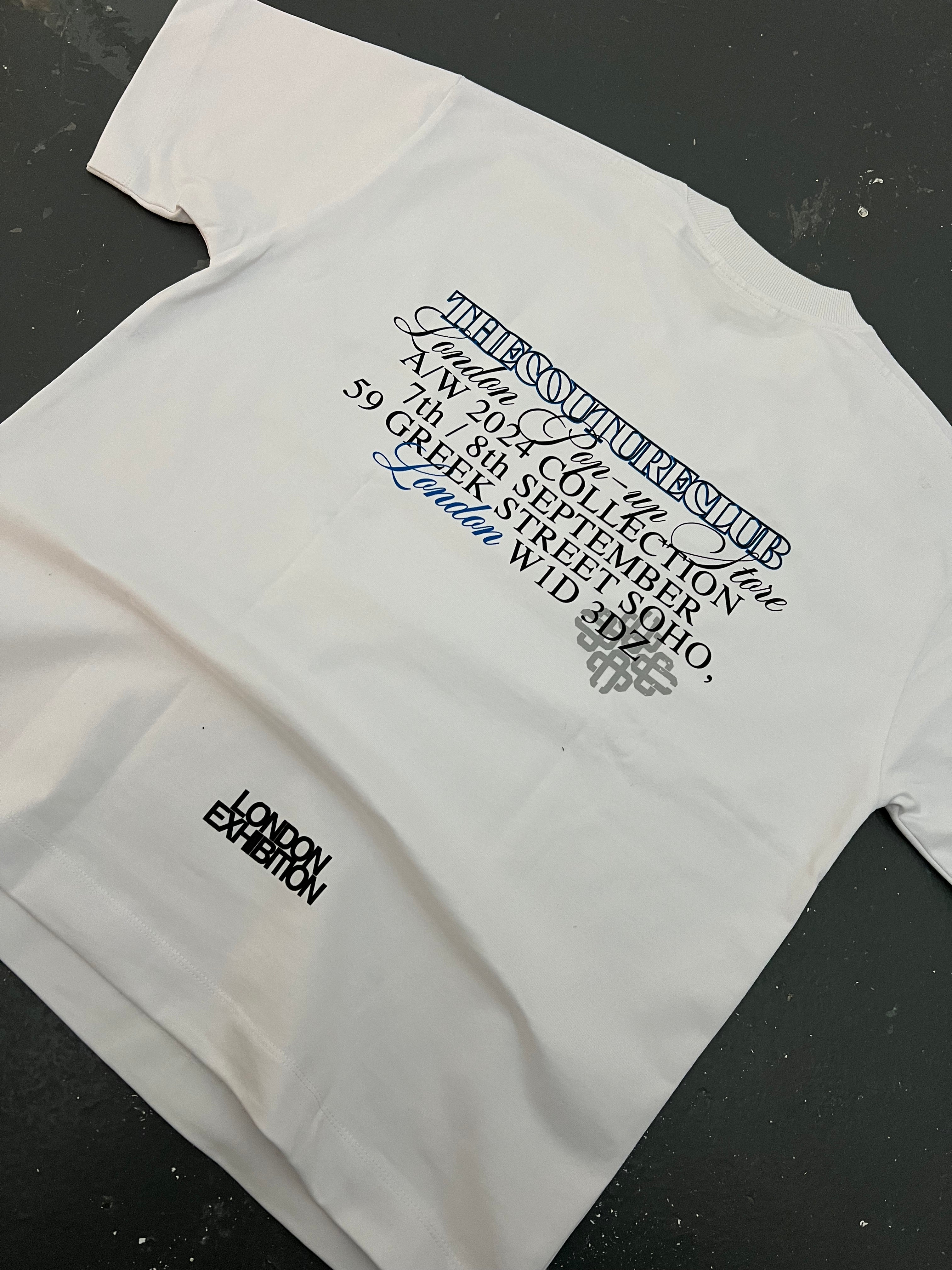 LONDON POP UP T-SHIRT - WHITE