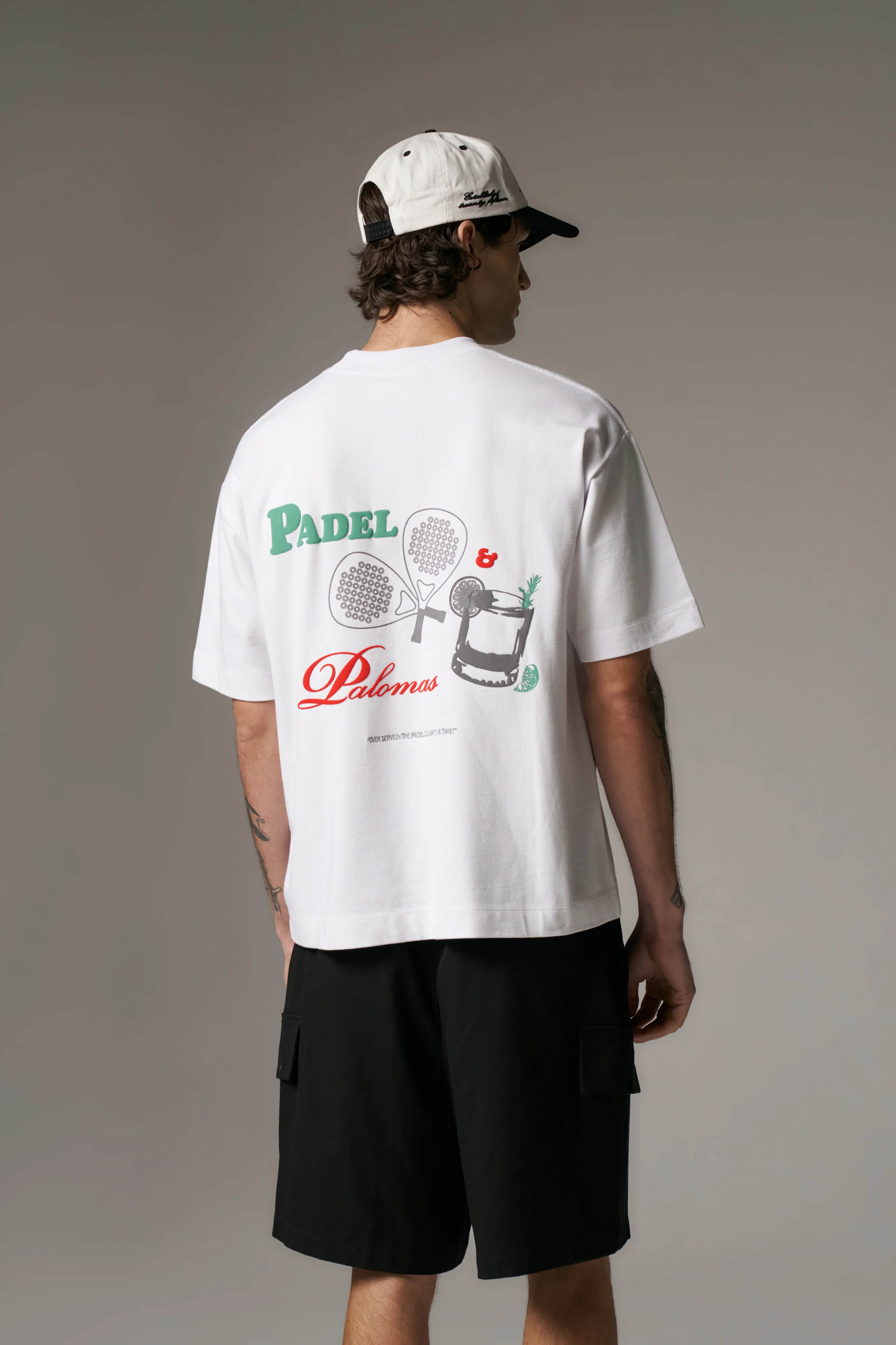PADEL & PALOMAS T-SHIRT - WHITE