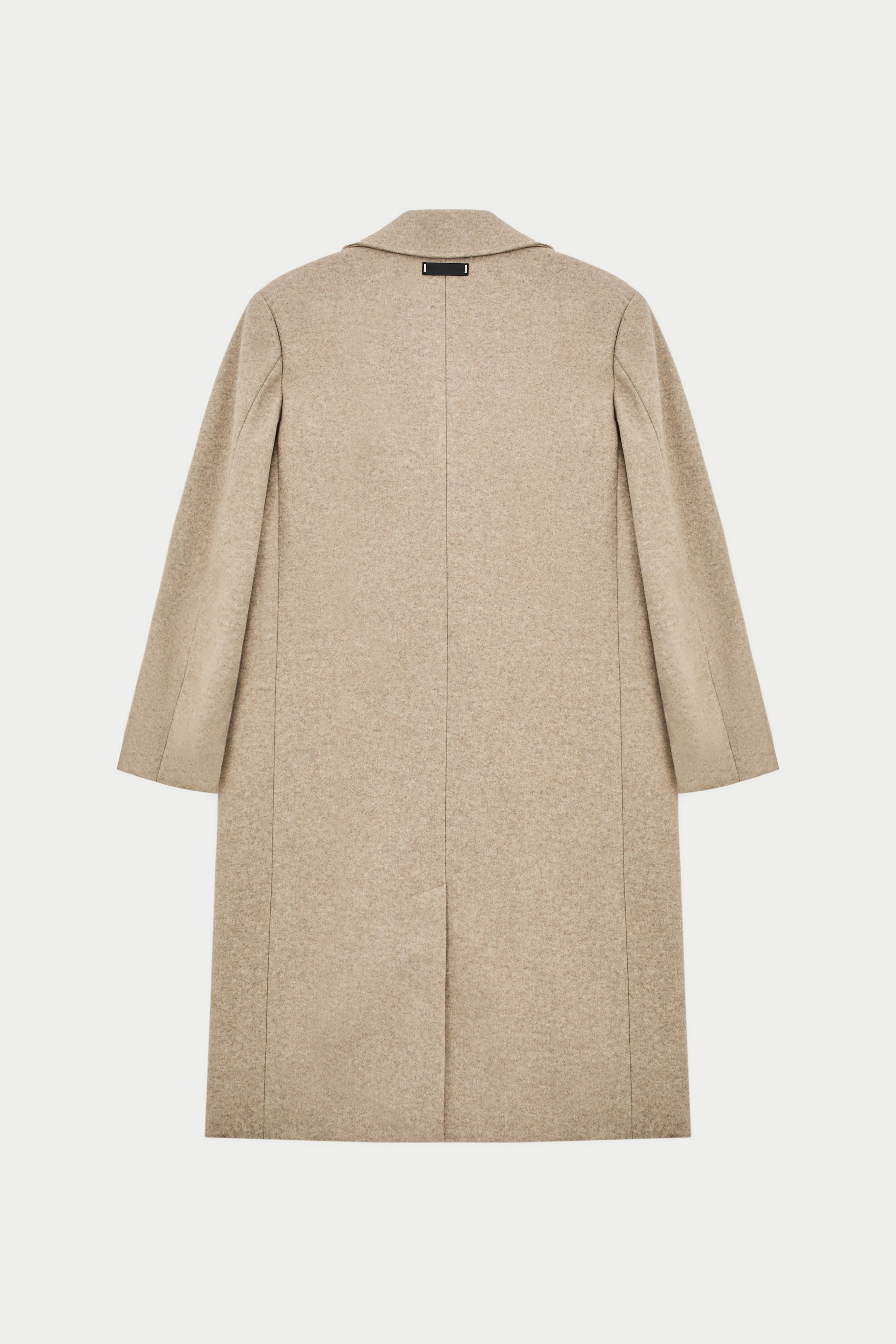 LONGLINE OVERCOAT - BEIGE