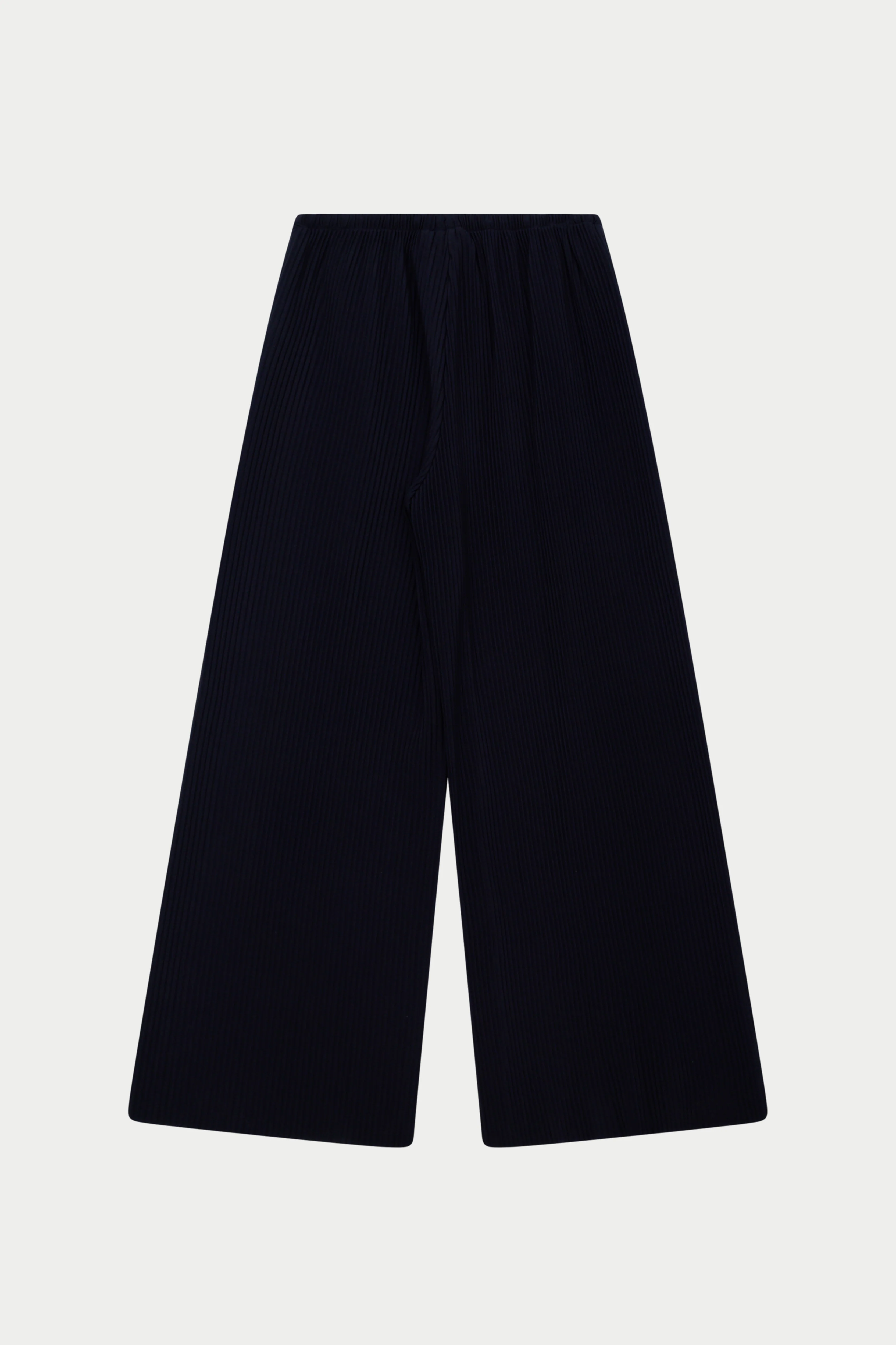 PLISSE TROUSERS - NAVY