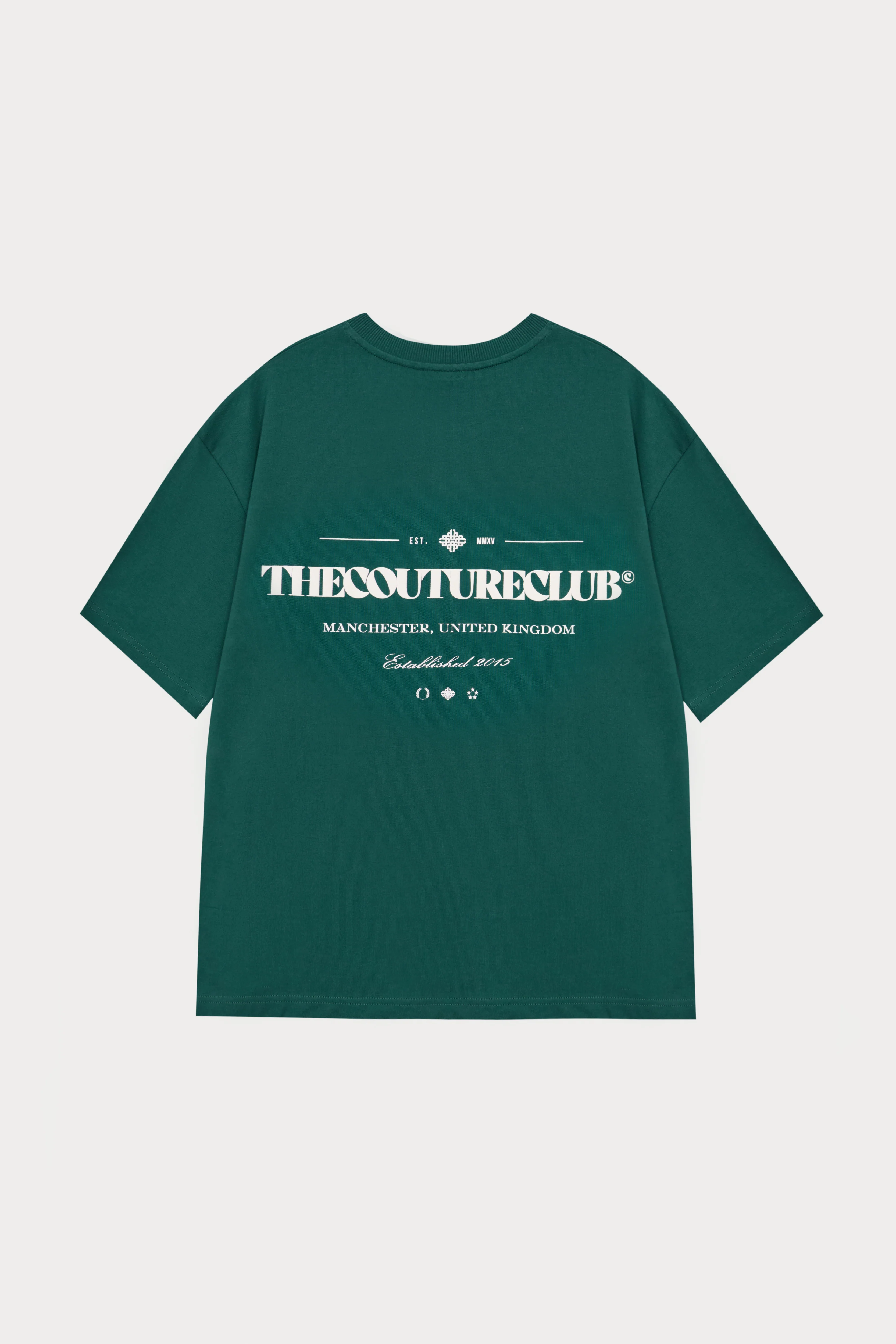 COPYRIGHT MULTI GRAPHIC T-SHIRT - FOREST GREEN