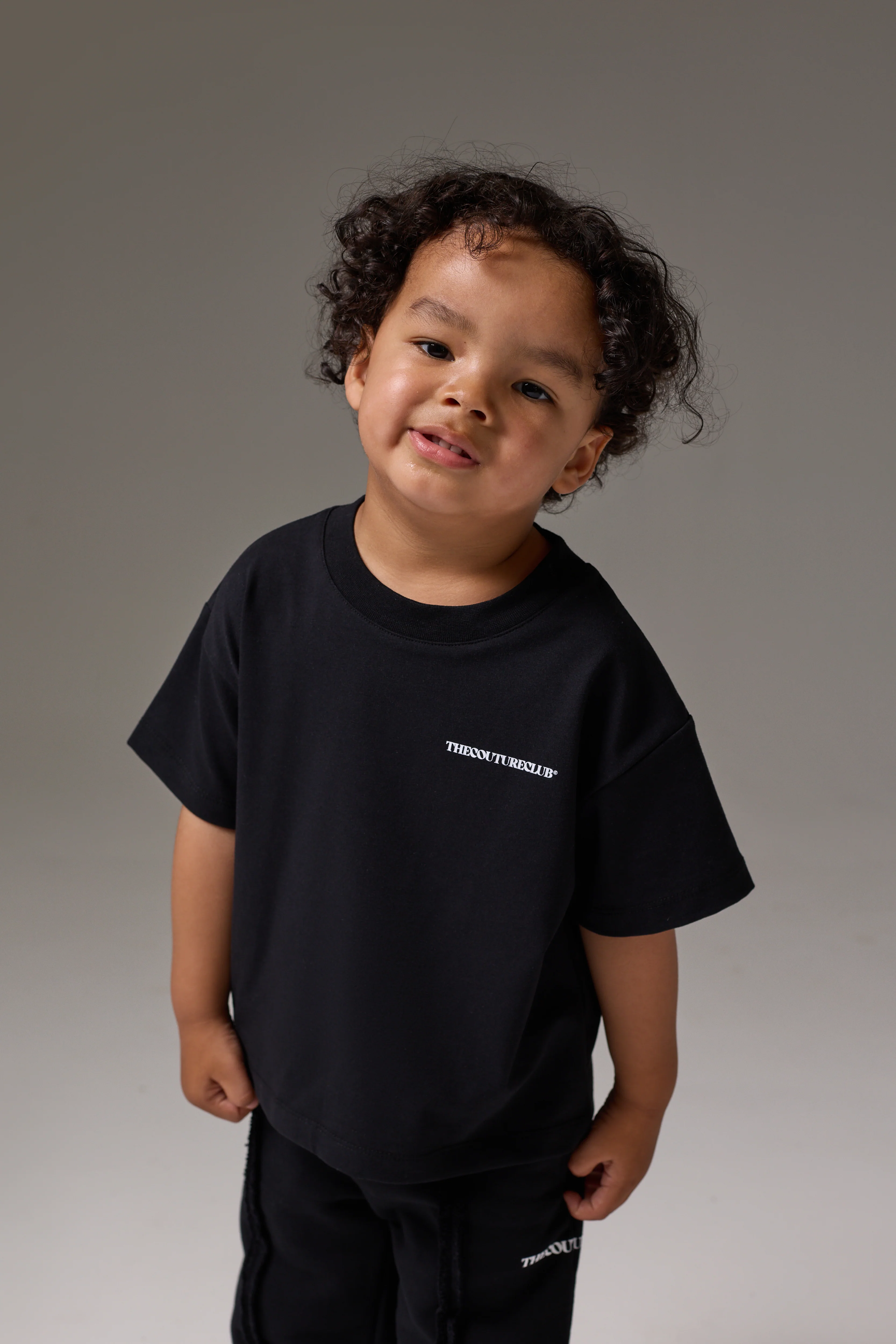 KIDS COPYRIGHT T-SHIRT - BLACK