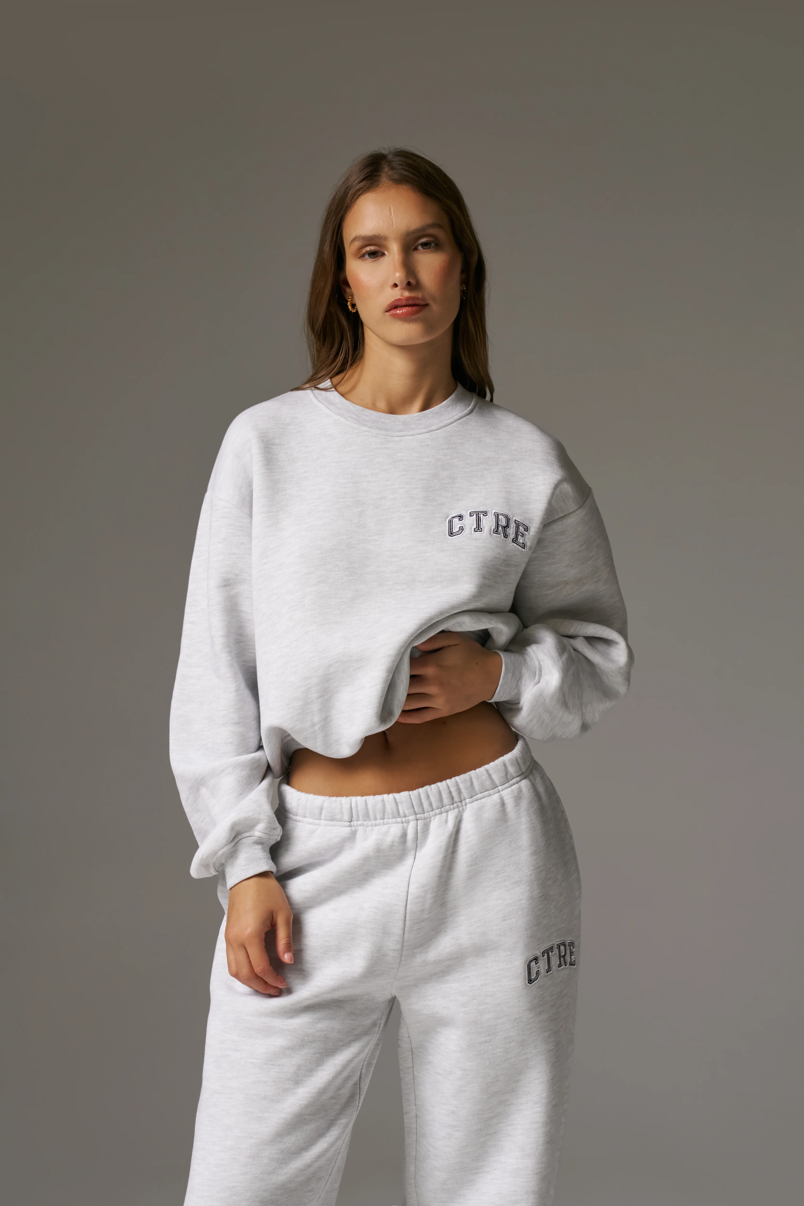 CTRE SWEATSHIRT - GREY MARL