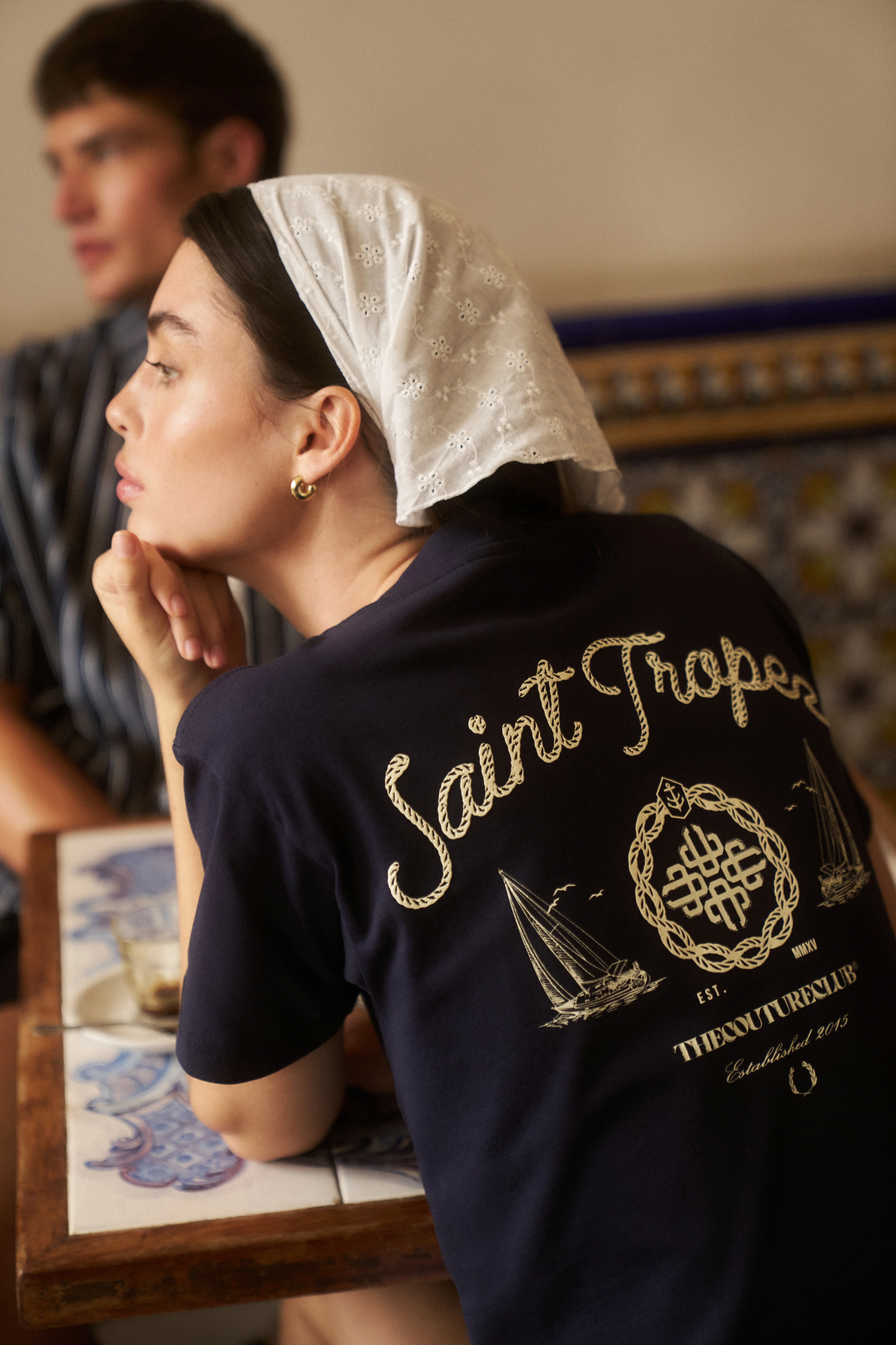 ST TROPEZ T-SHIRT - NAVY