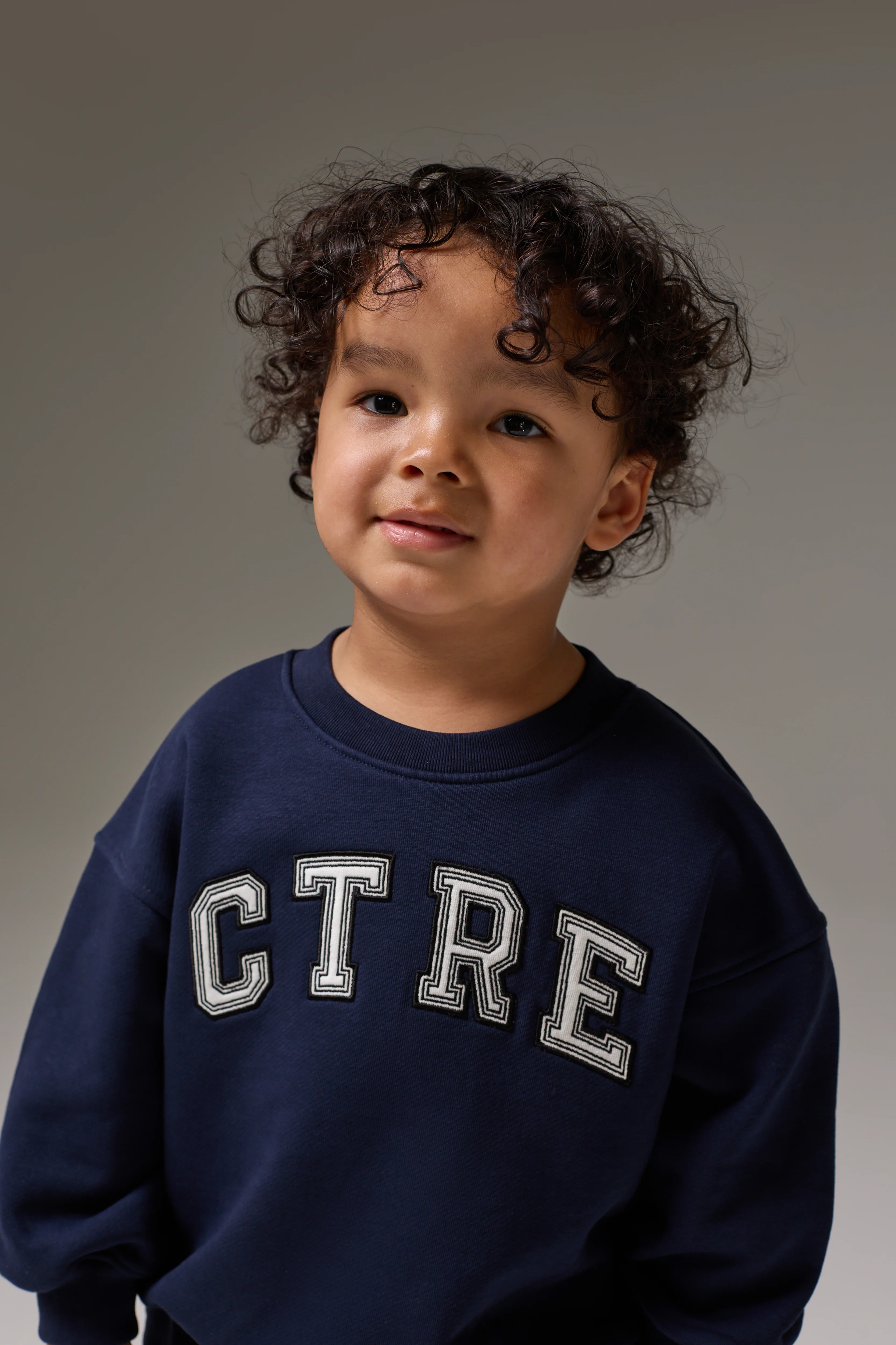 KIDS CTRE SWEATSHIRT - NAVY