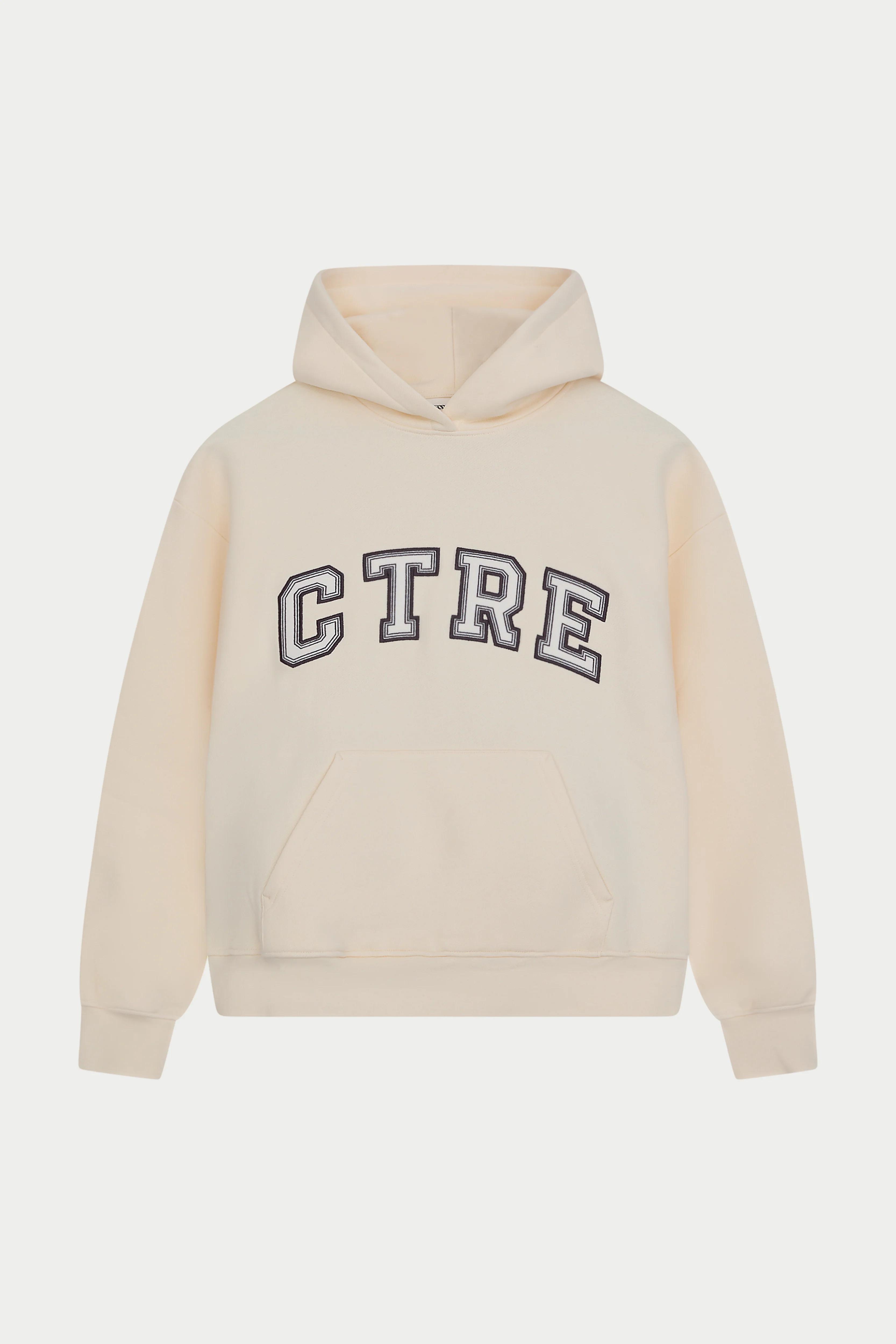 CTRE RELAXED HOODIE - BUTTERMILK