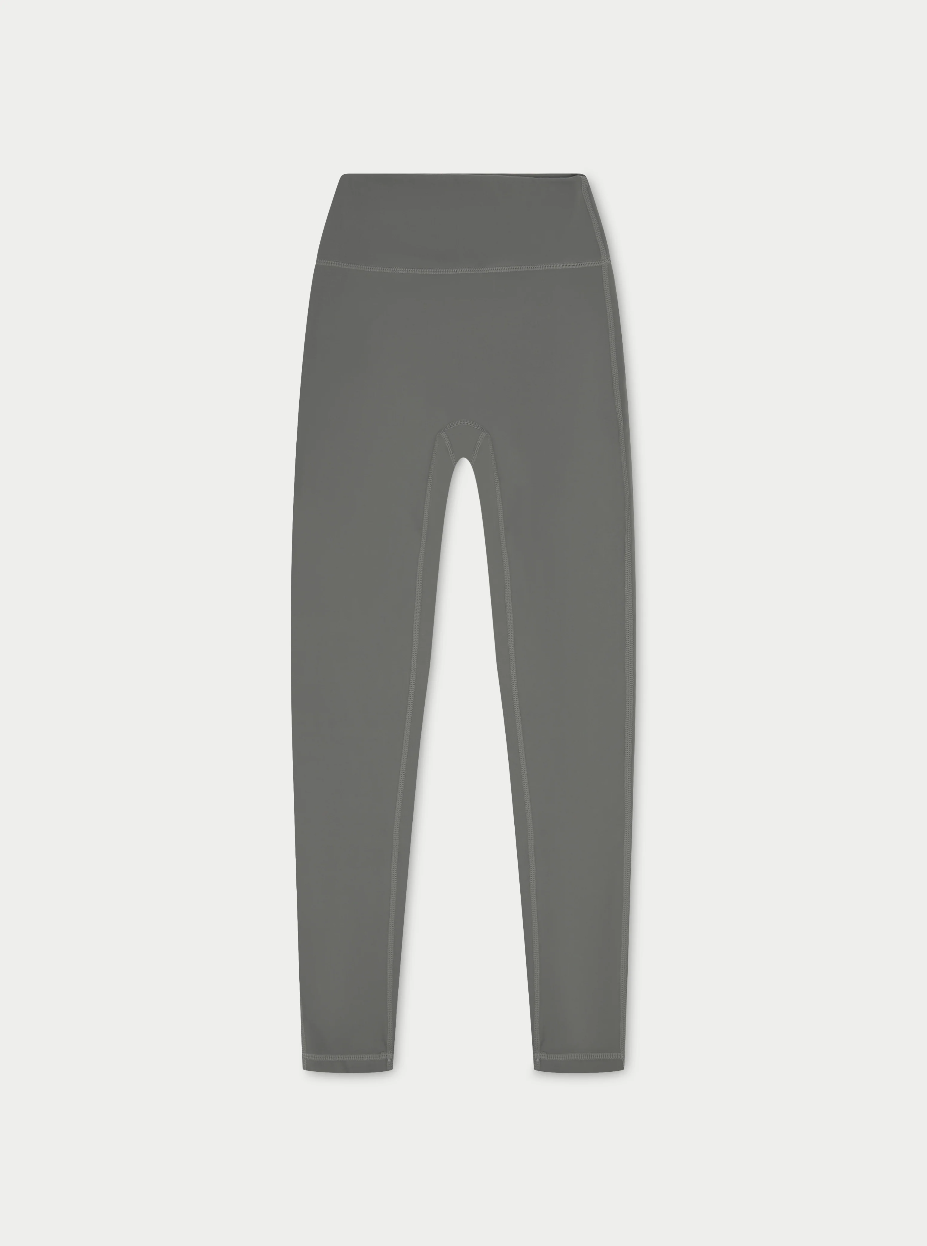 SCULPTING STRETCH EMBLEM LEGGINGS - CHARCOAL