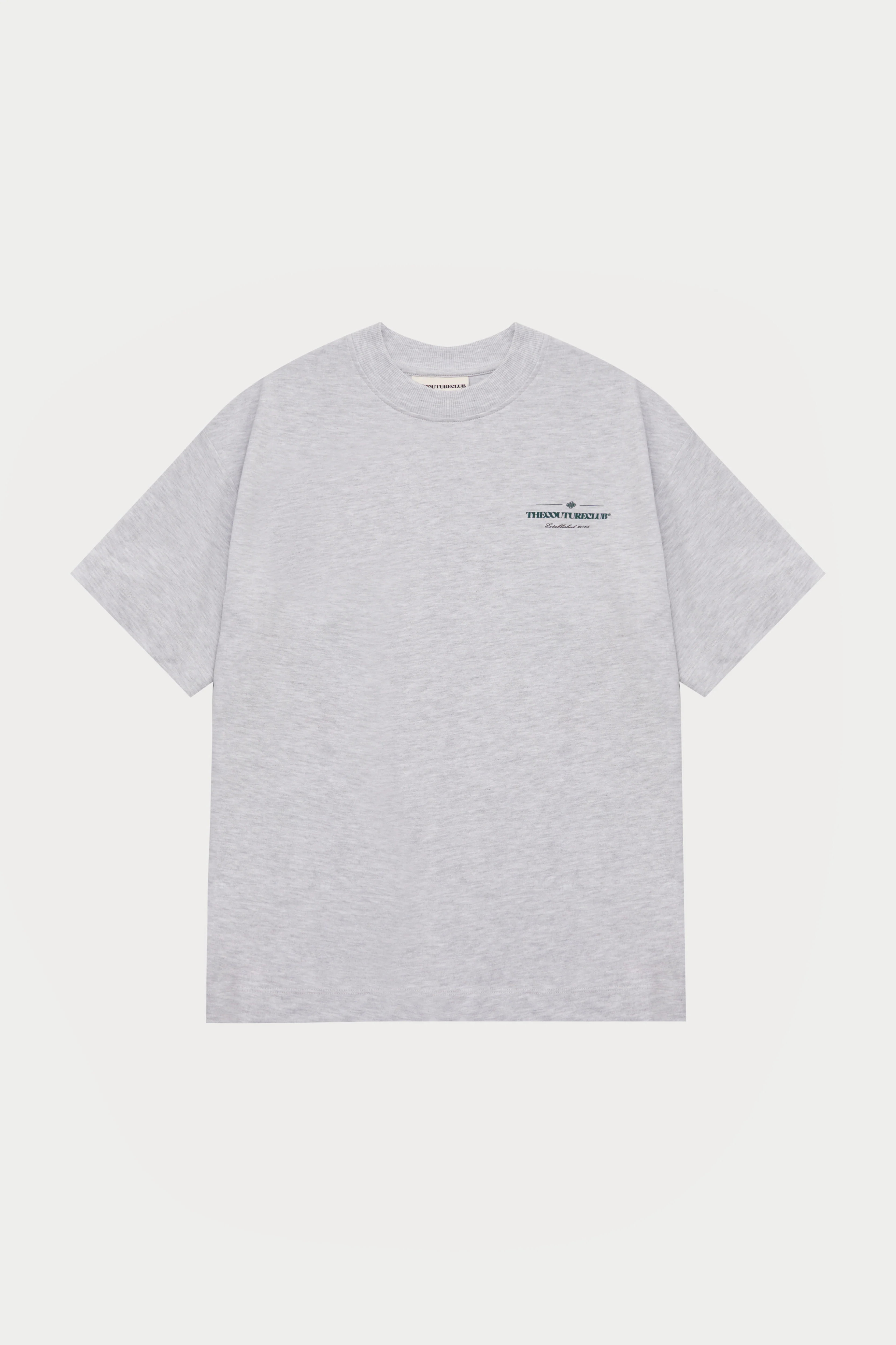 COPYRIGHT MULTI GRAPHIC T-SHIRT - GREY MARL