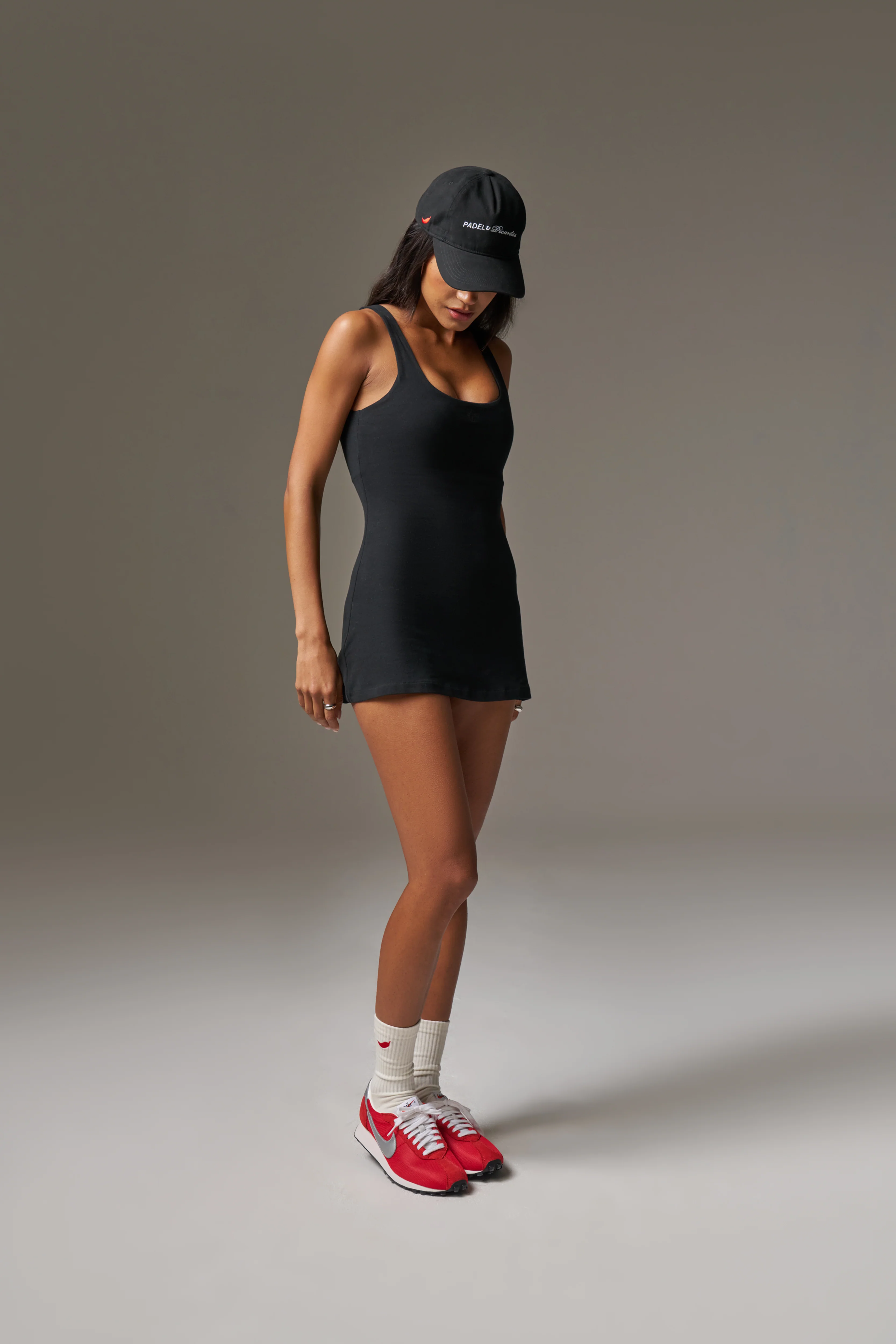 SOFT TOUCH SKORT DRESS - BLACK