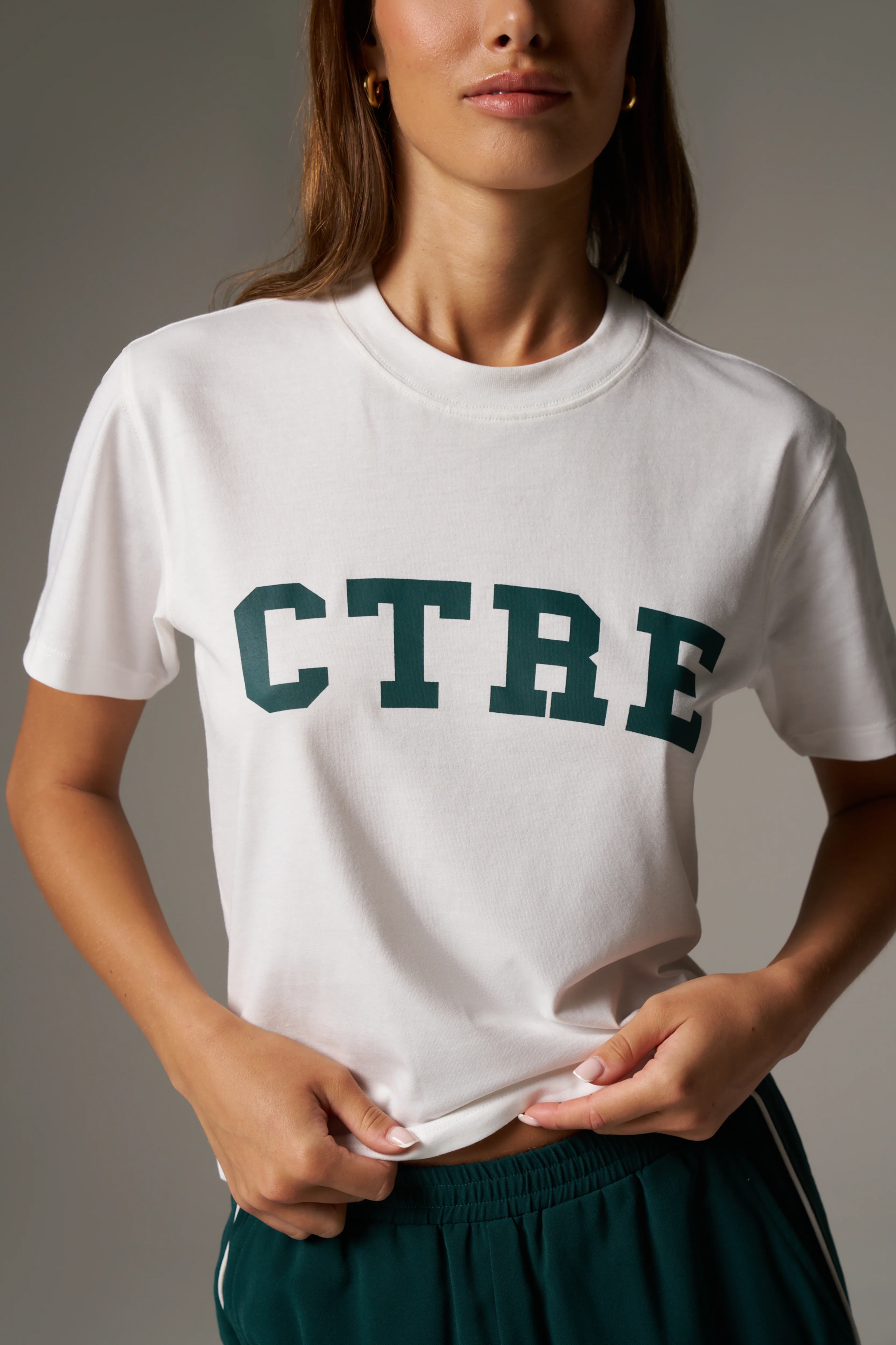 CTRE LIGHTWEIGHT BABY TEE - OFF WHITE