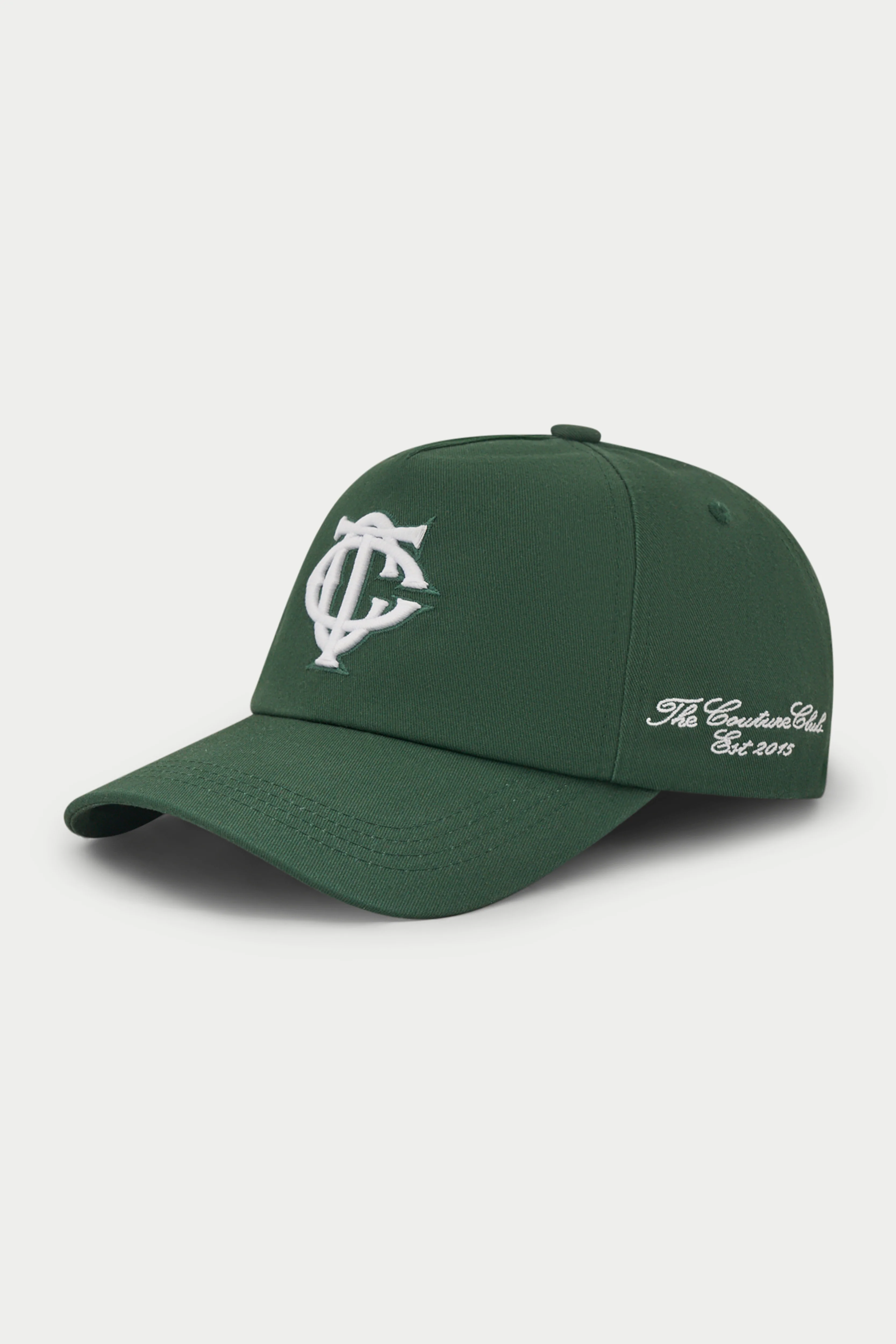MONOGRAM EMBLEM CAP - GREEN