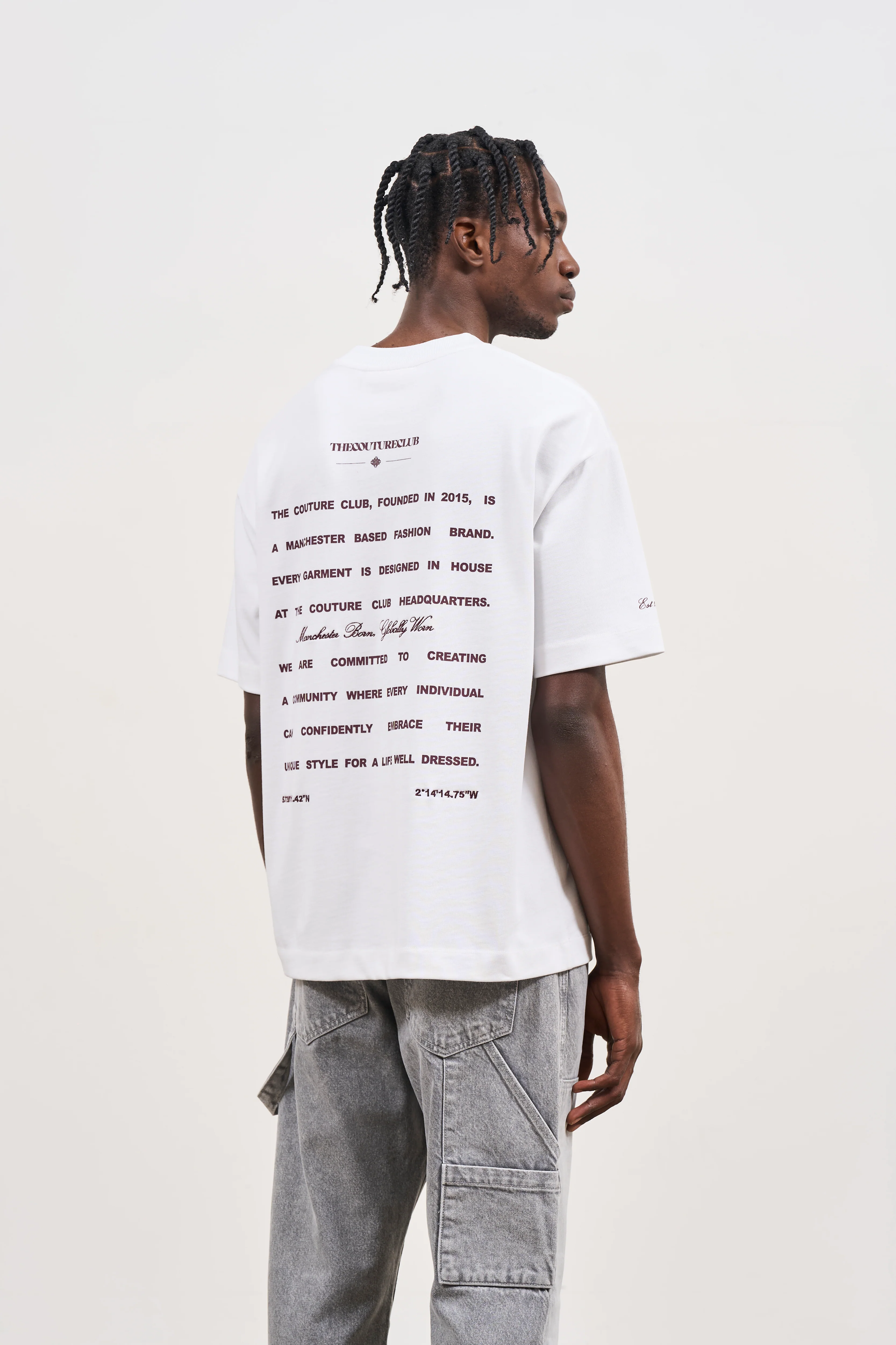 MISSION STATEMENT RELAXED T-SHIRT - WHITE