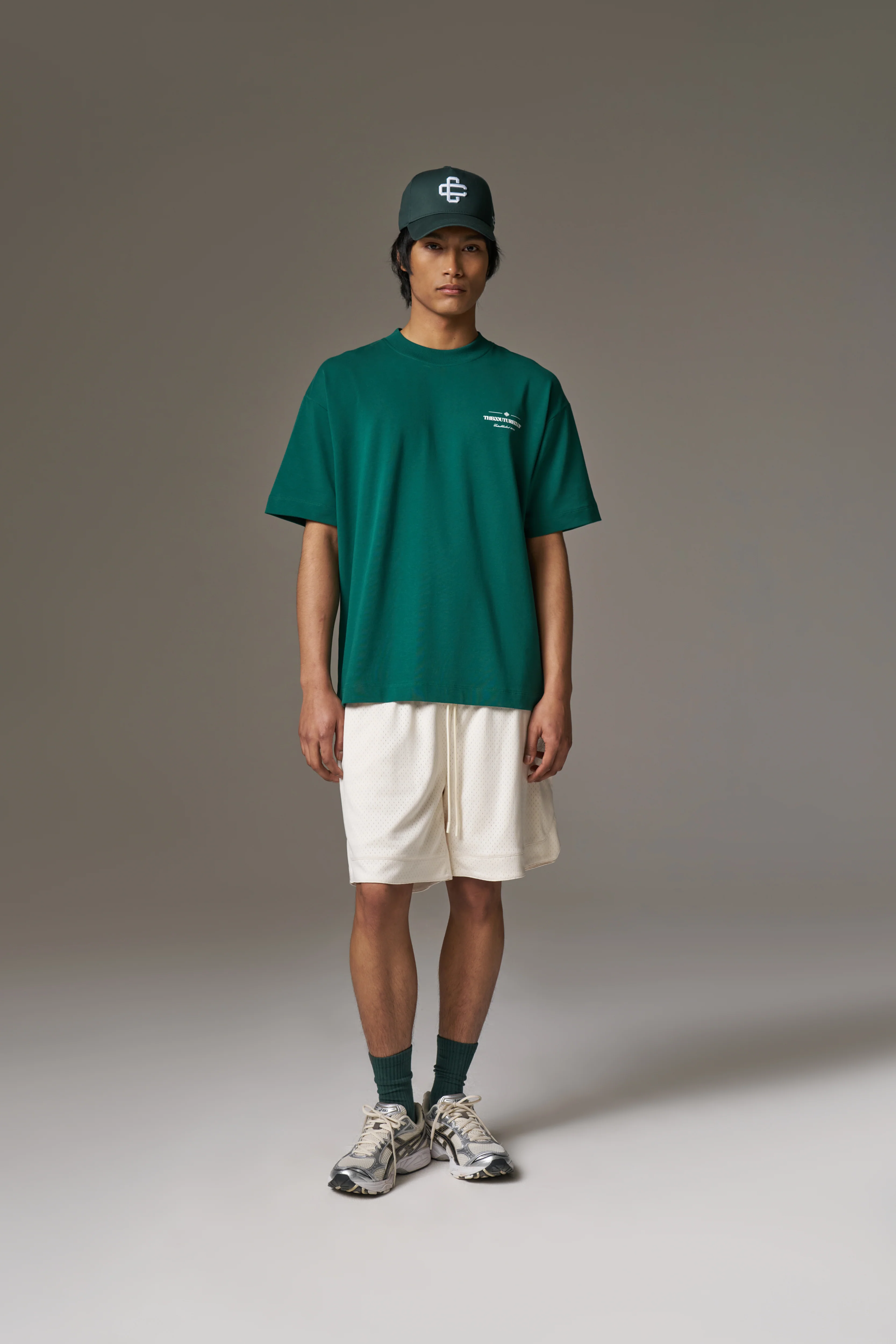 COPYRIGHT MULTI GRAPHIC T-SHIRT - FOREST GREEN