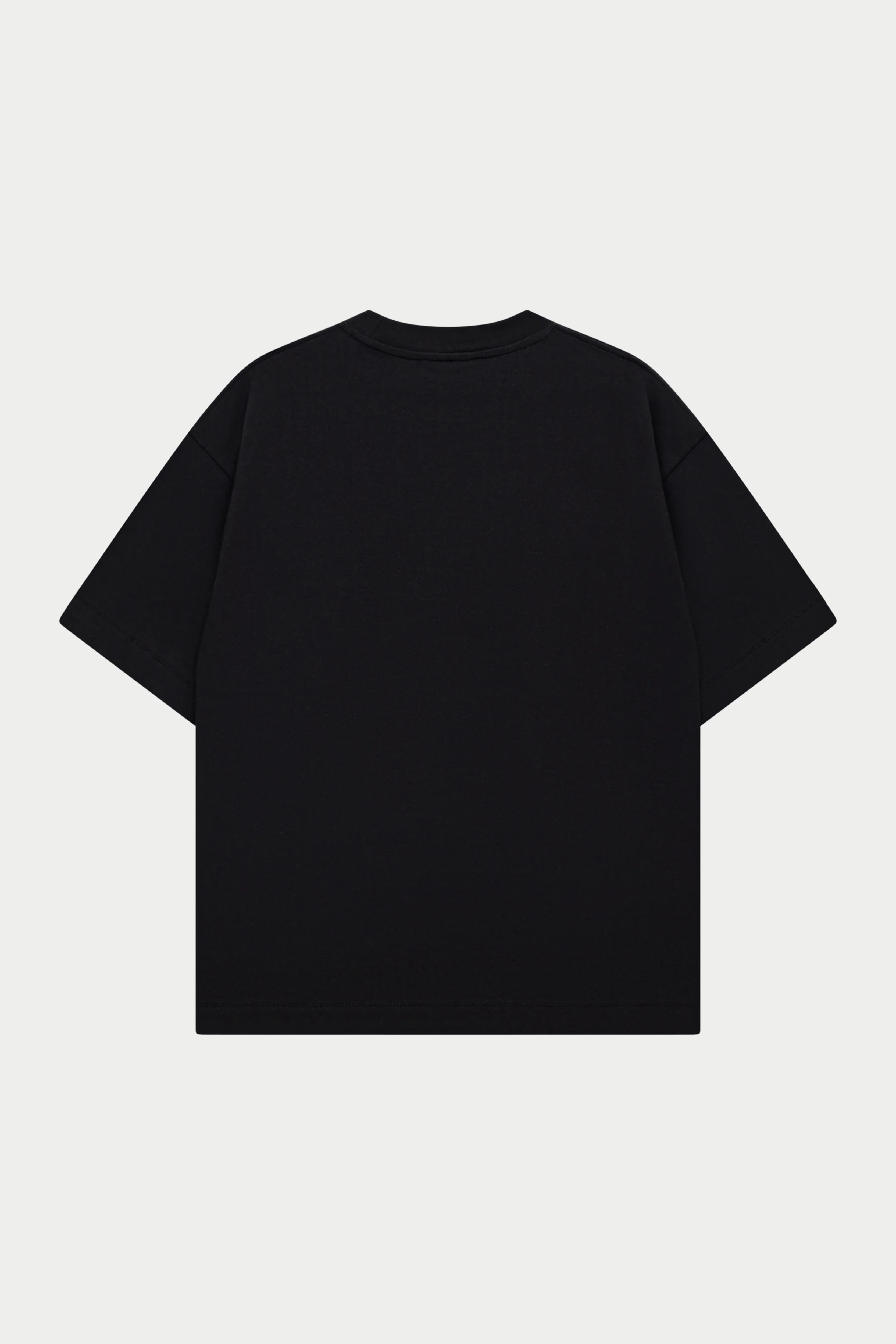 MONOGRAM EMBLEM T-SHIRT - BLACK