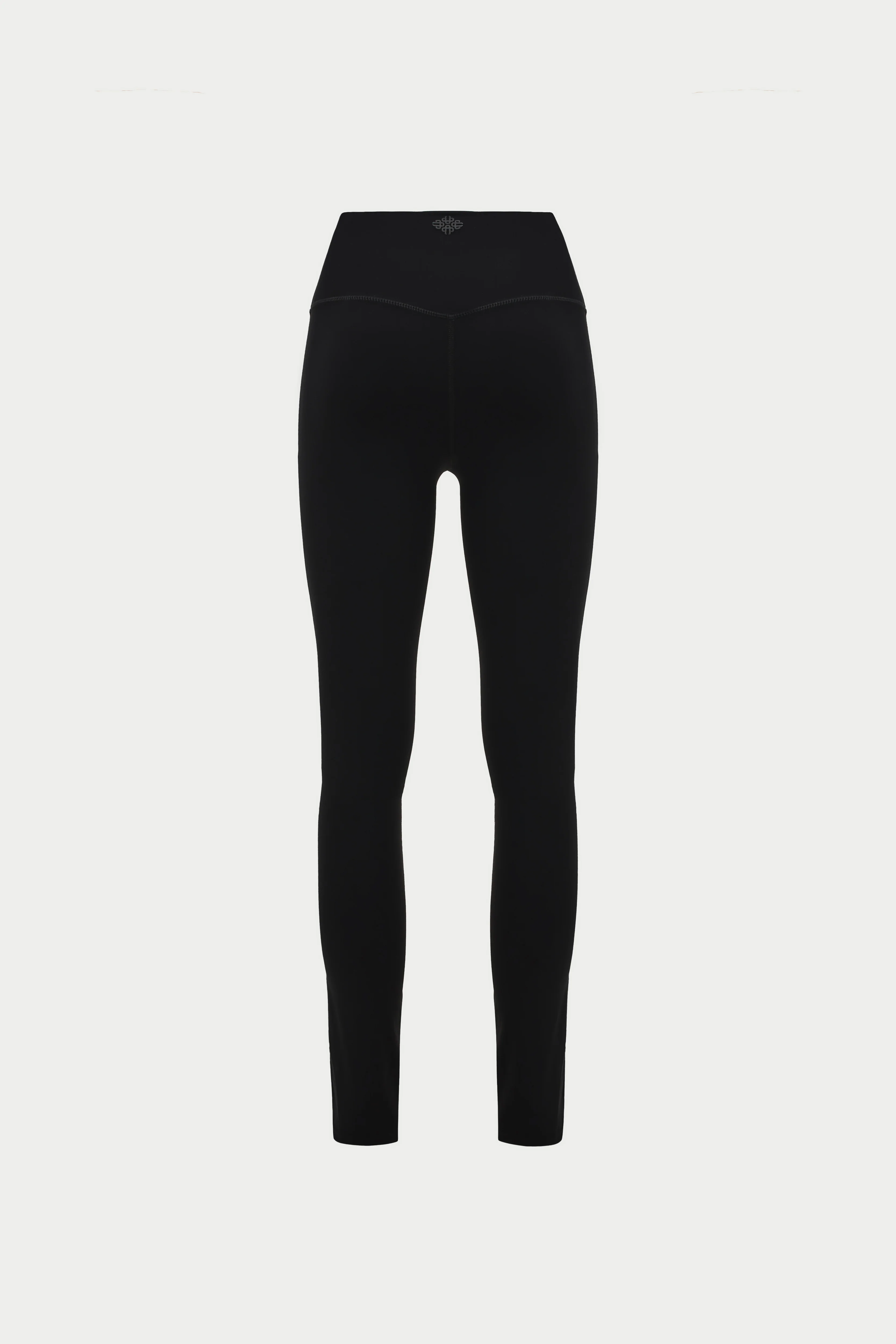 SCULPTING STRETCH CROSSOVER WAISTBAND LEGGINGS - BLACK