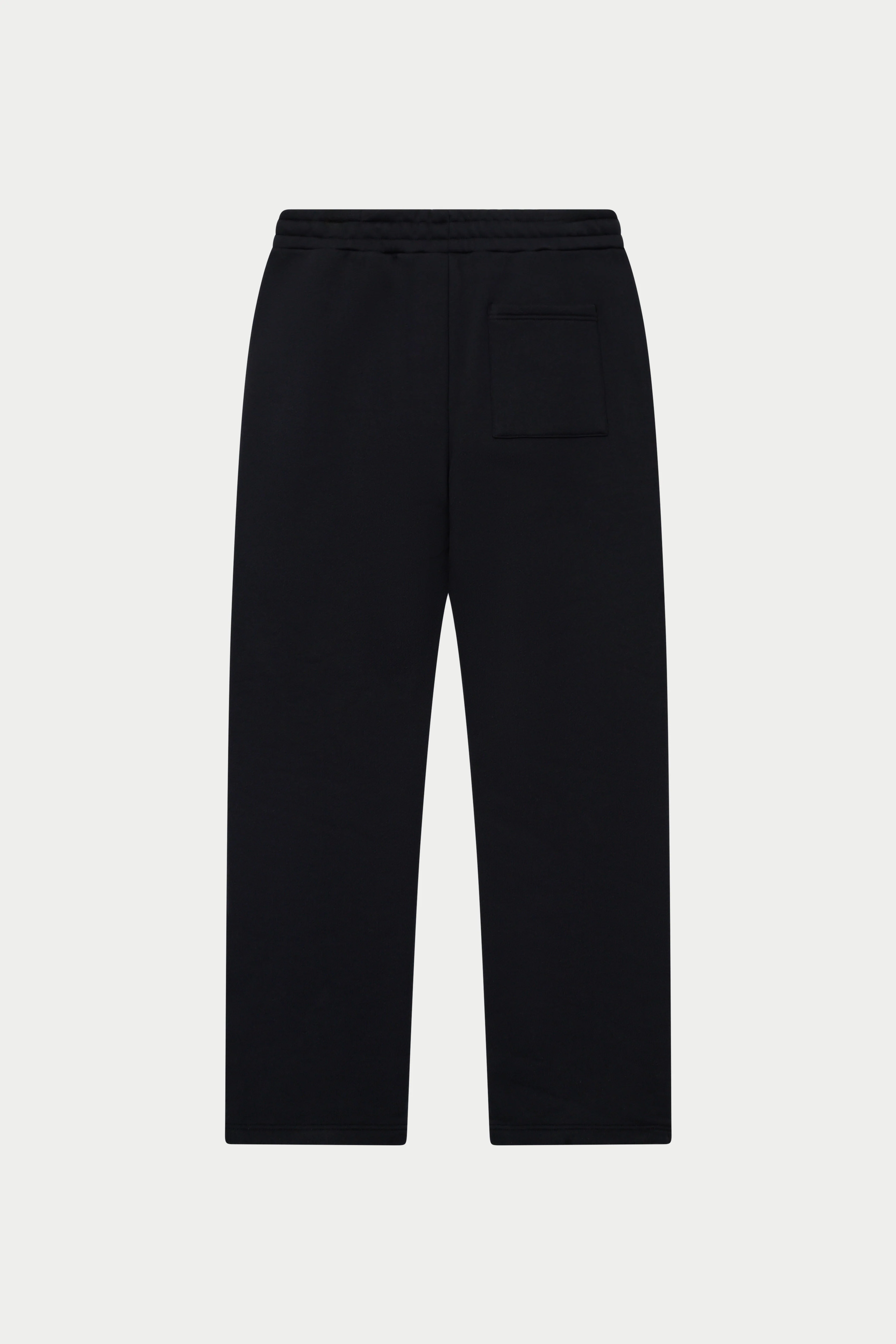 HEAVYWEIGHT MONOGRAM EMBLEM JOGGERS - BLACK