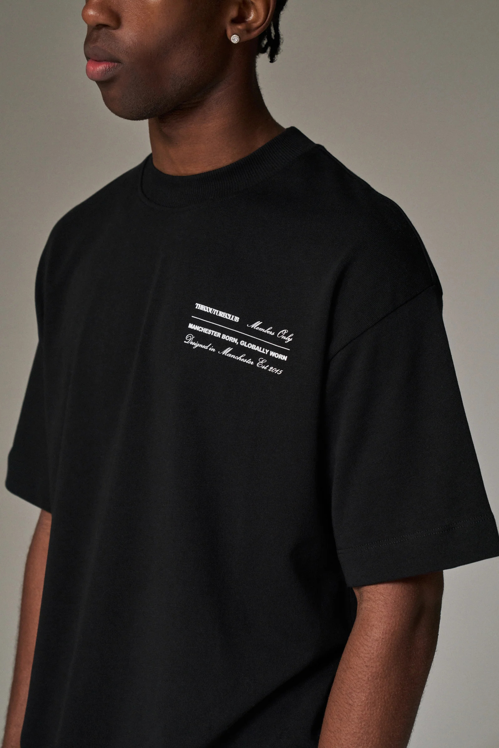 MISSION STATEMENT RELAXED T-SHIRT - BLACK