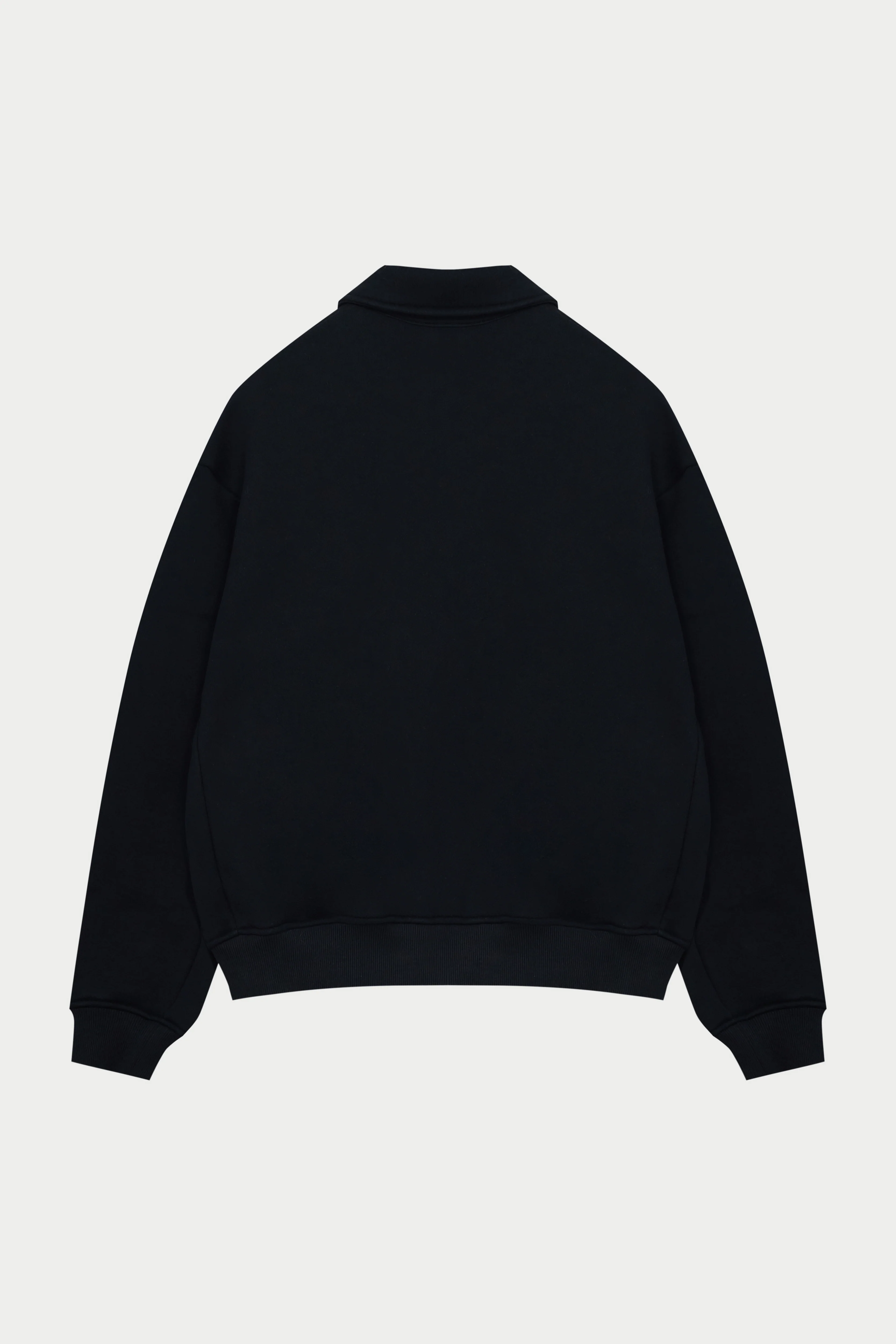 LAUNDERED CLASSICS POLO SWEATSHIRT - WASHED BLACK