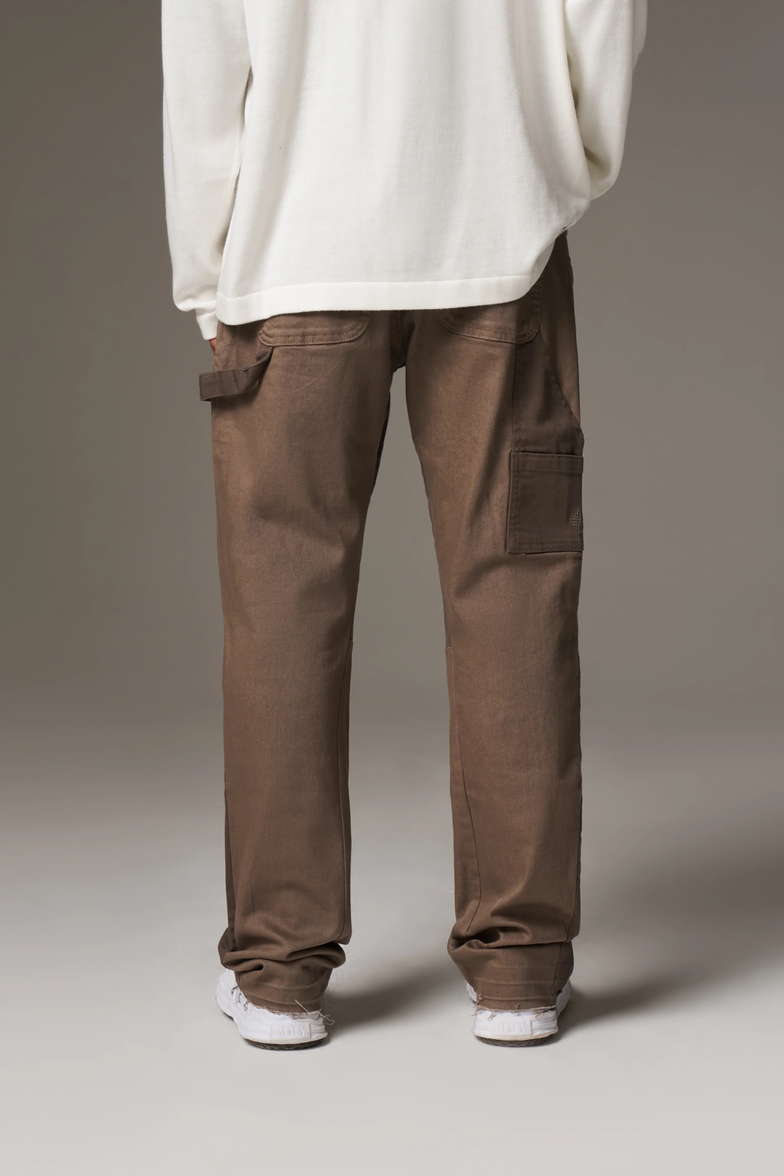 CANVAS CARPENTER TROUSER - BROWN