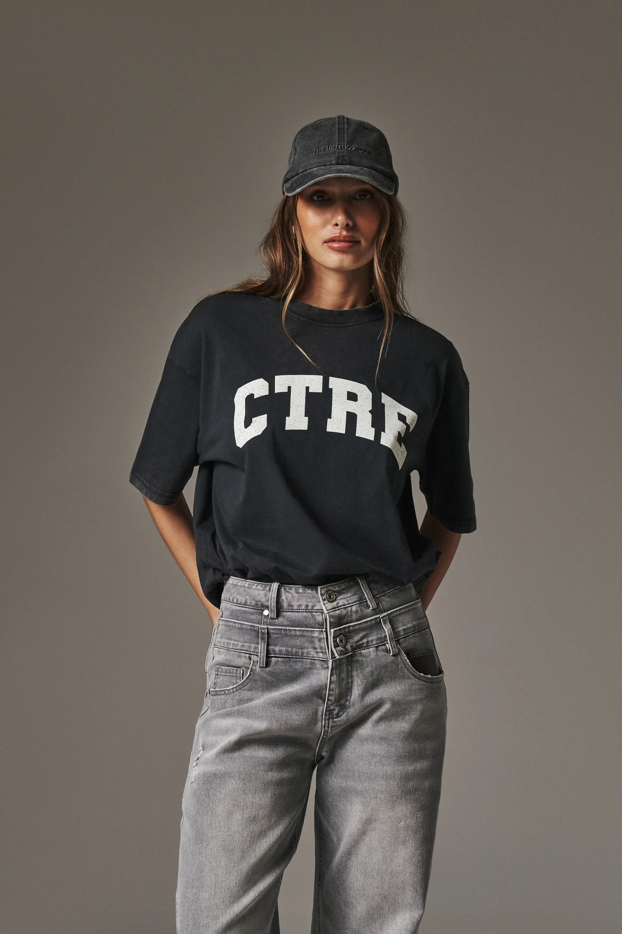 CTRE ACID WASH CRACKED T-SHIRT - ACID WASH