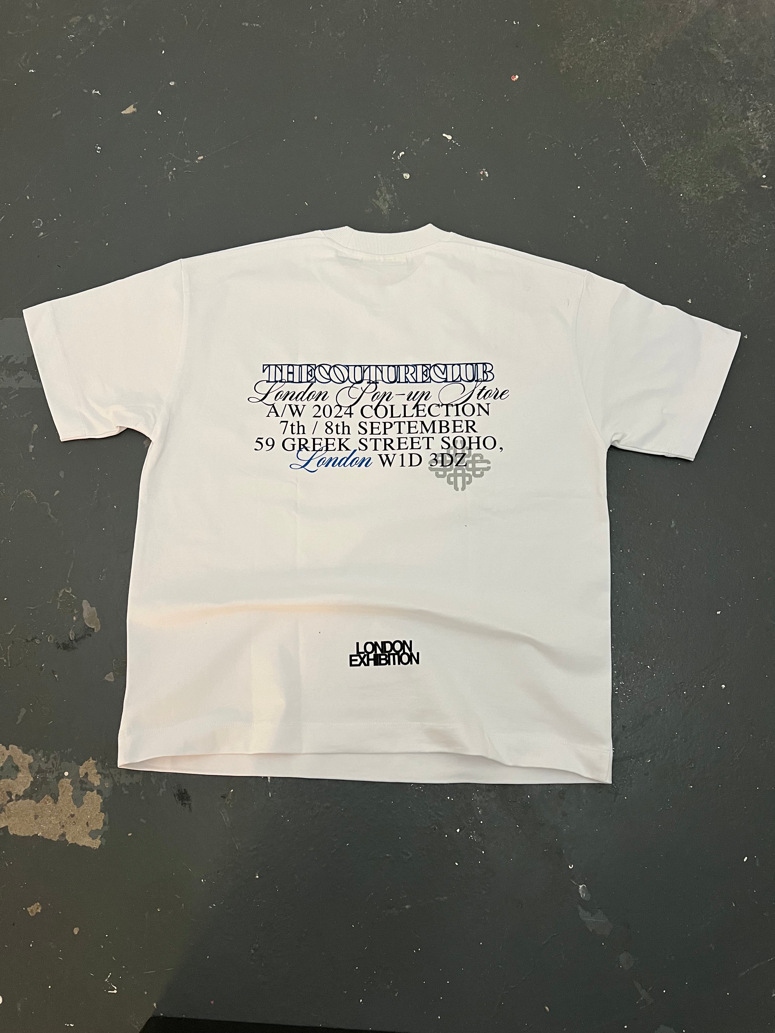 LONDON POP UP T-SHIRT - WHITE