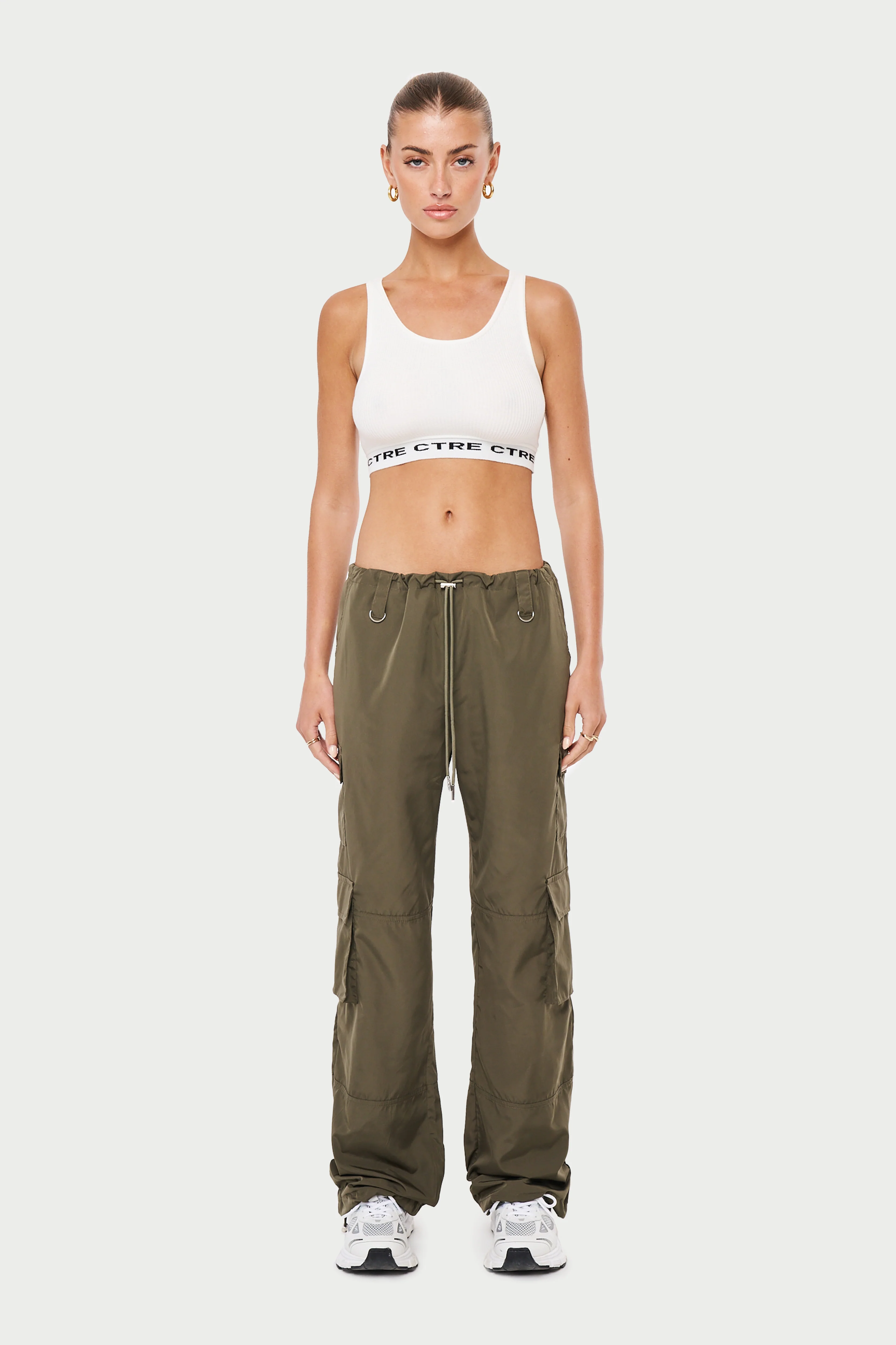 MULTI POCKET OVERSIZED CARGOS - KHAKI