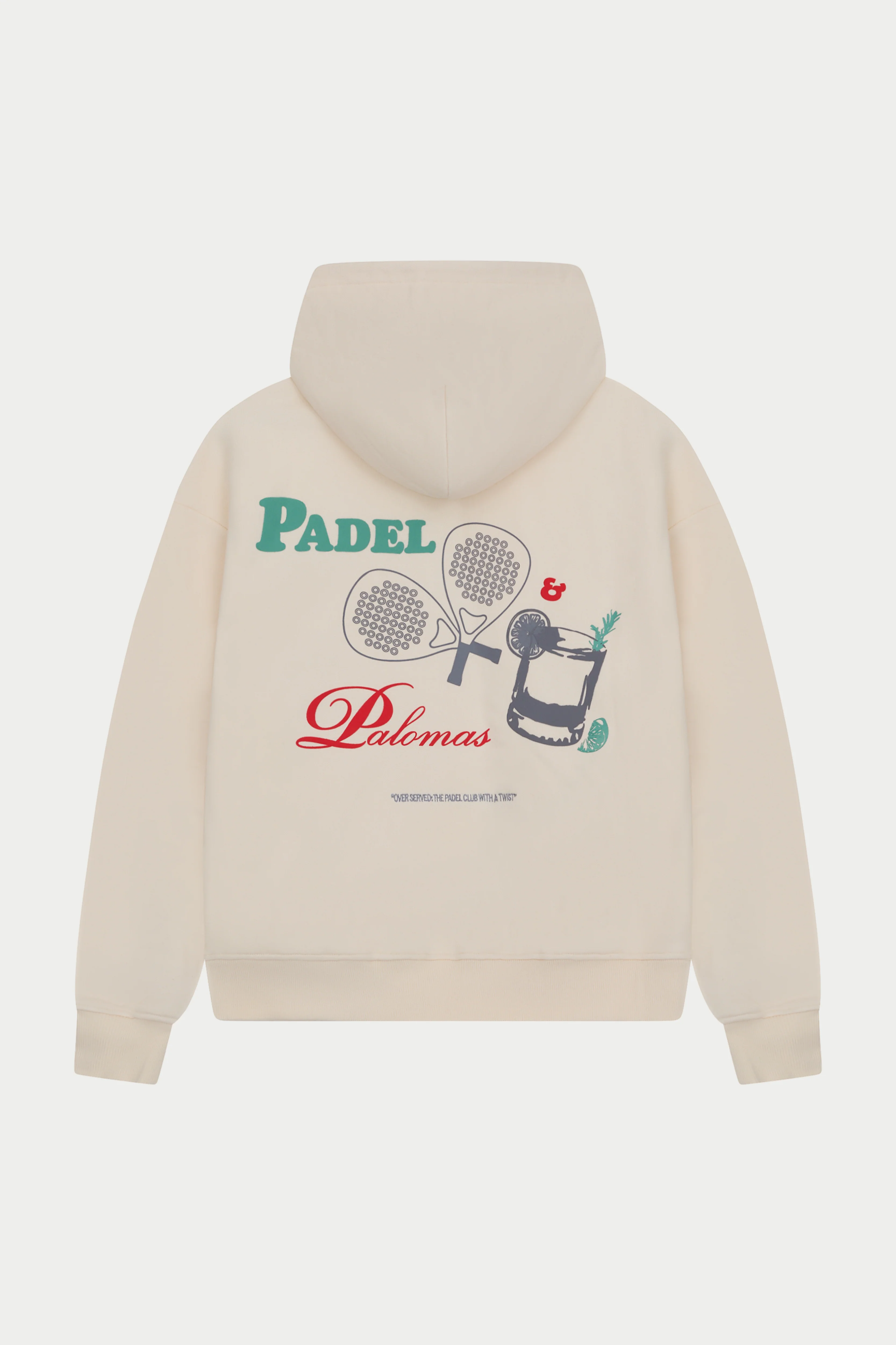 PADEL & PALOMAS OVERSIZED HOODIE - BUTTERMILK