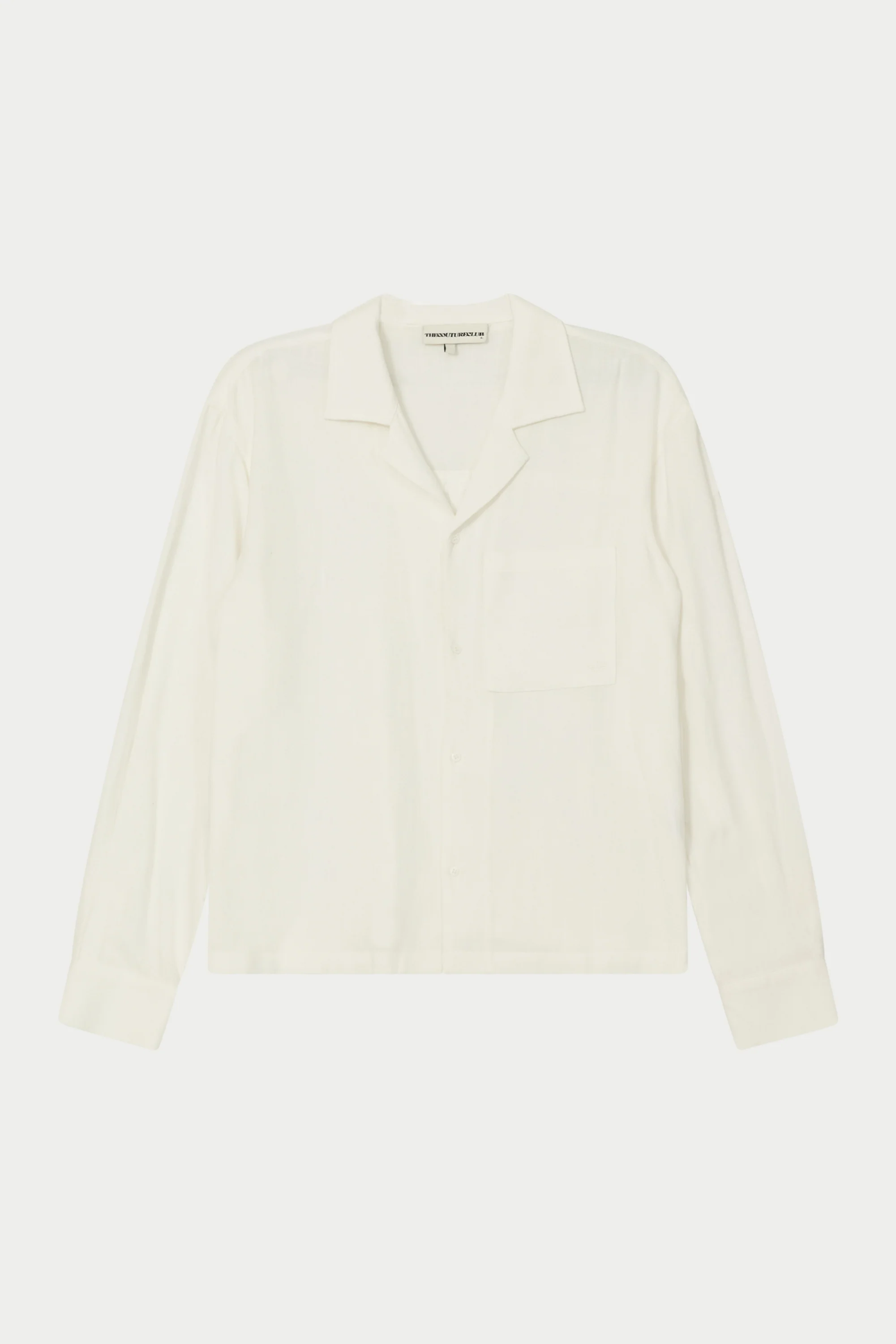 TEXTURED WOVEN SHIRT - WHITE