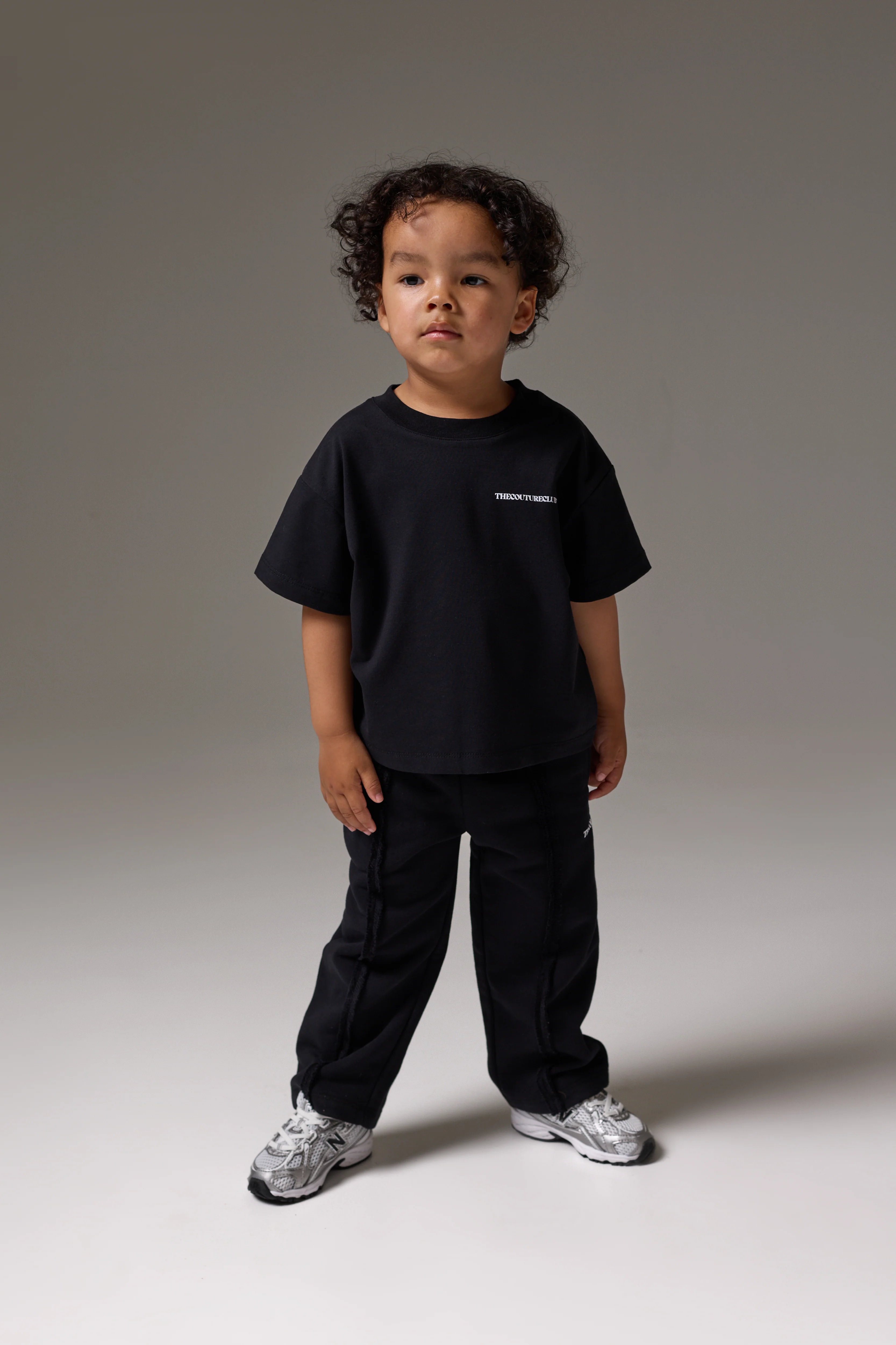 KIDS COPYRIGHT JOGGERS - BLACK