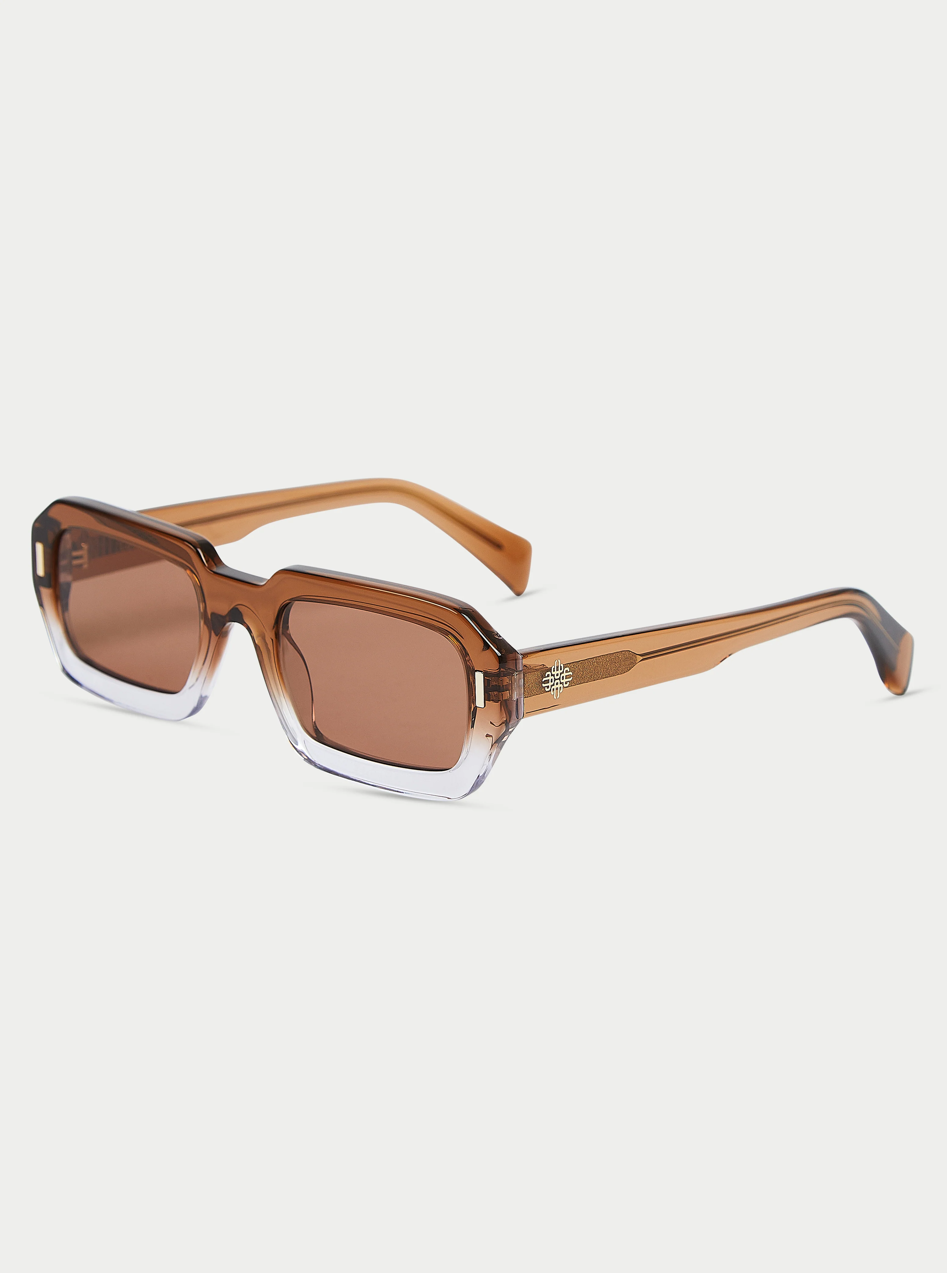EMBLEM SUNGLASSES - BROWN