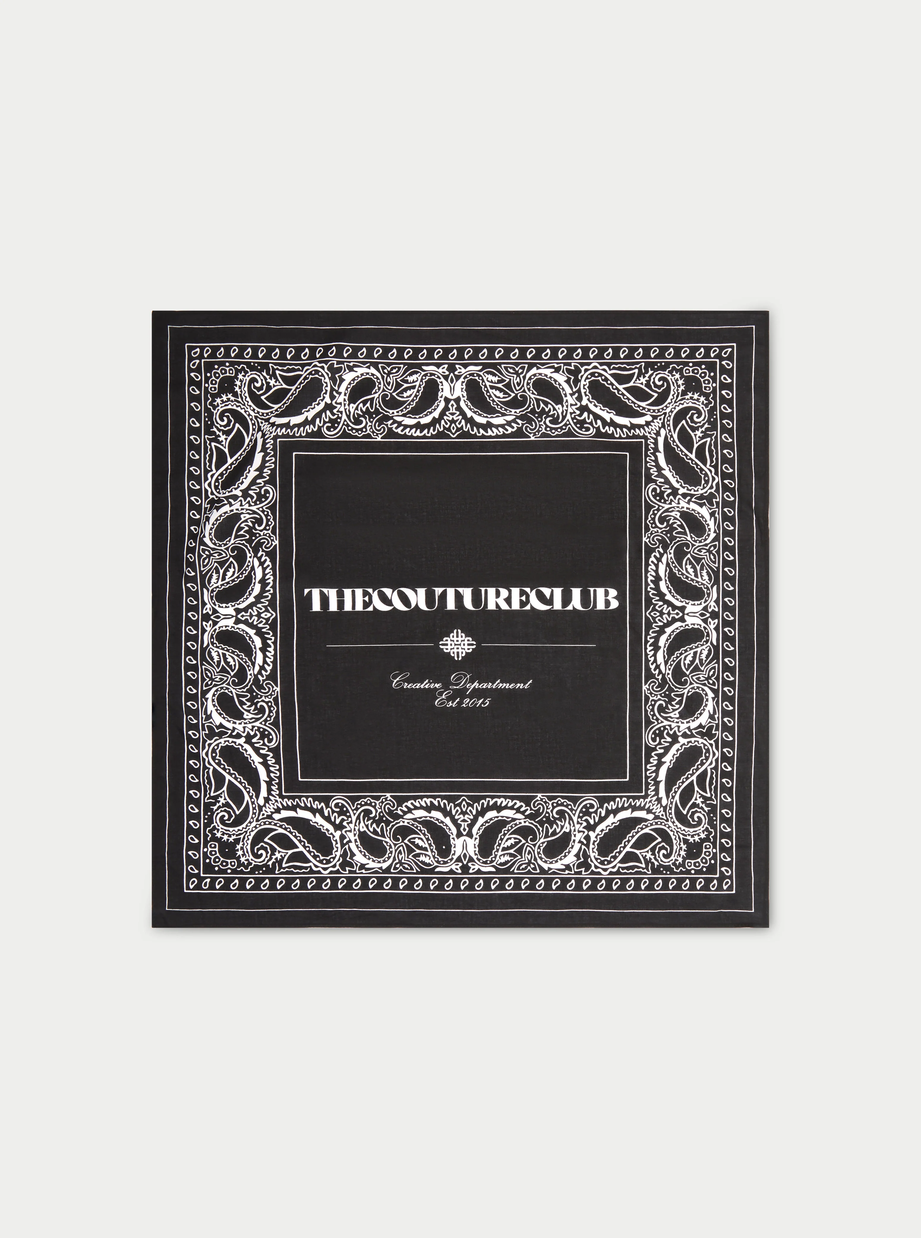 COPYRIGHT PAISLEY BANDANA - BLACK