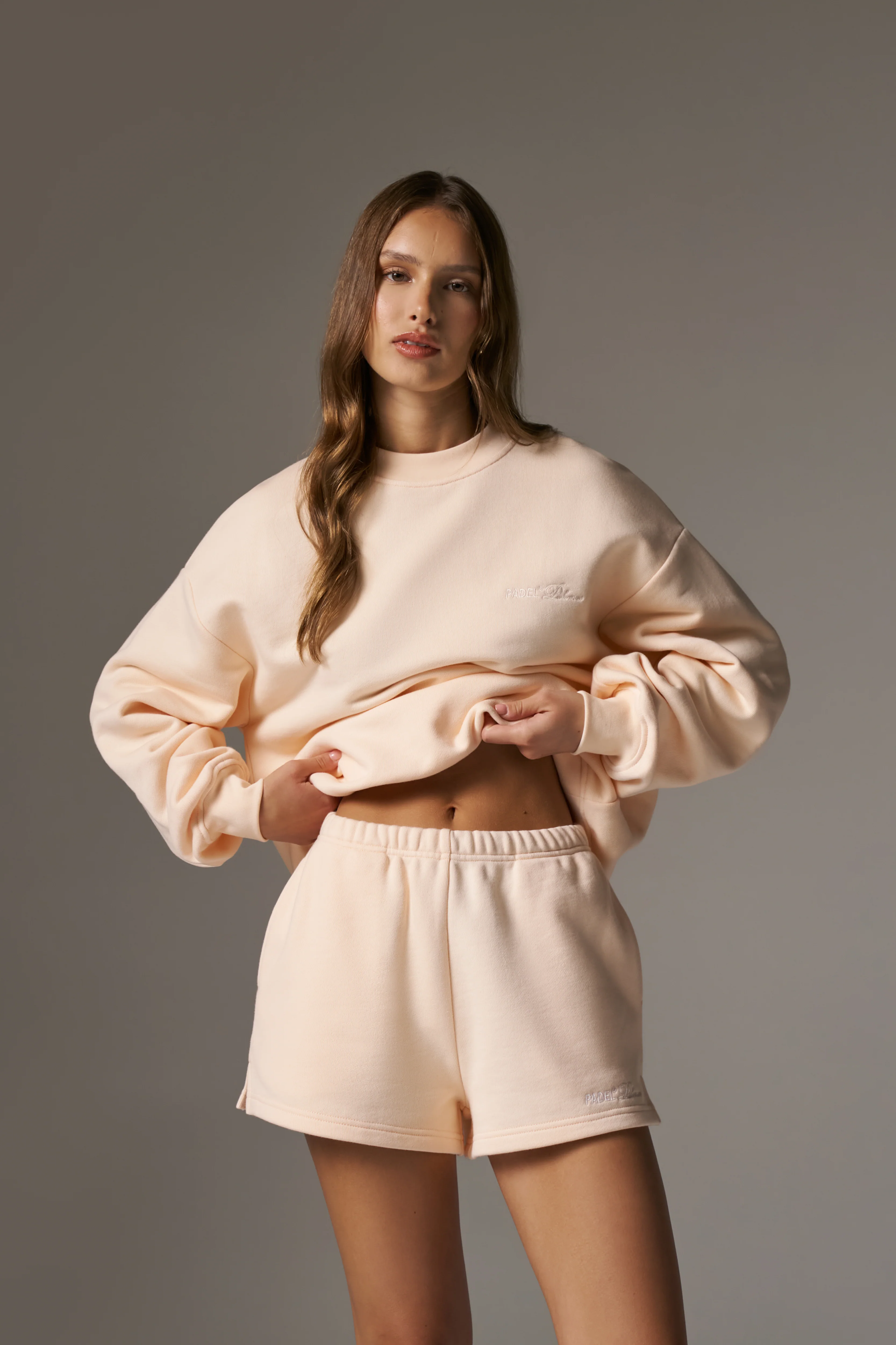 PADEL & PALOMAS SWEATSHIRT - PEACH