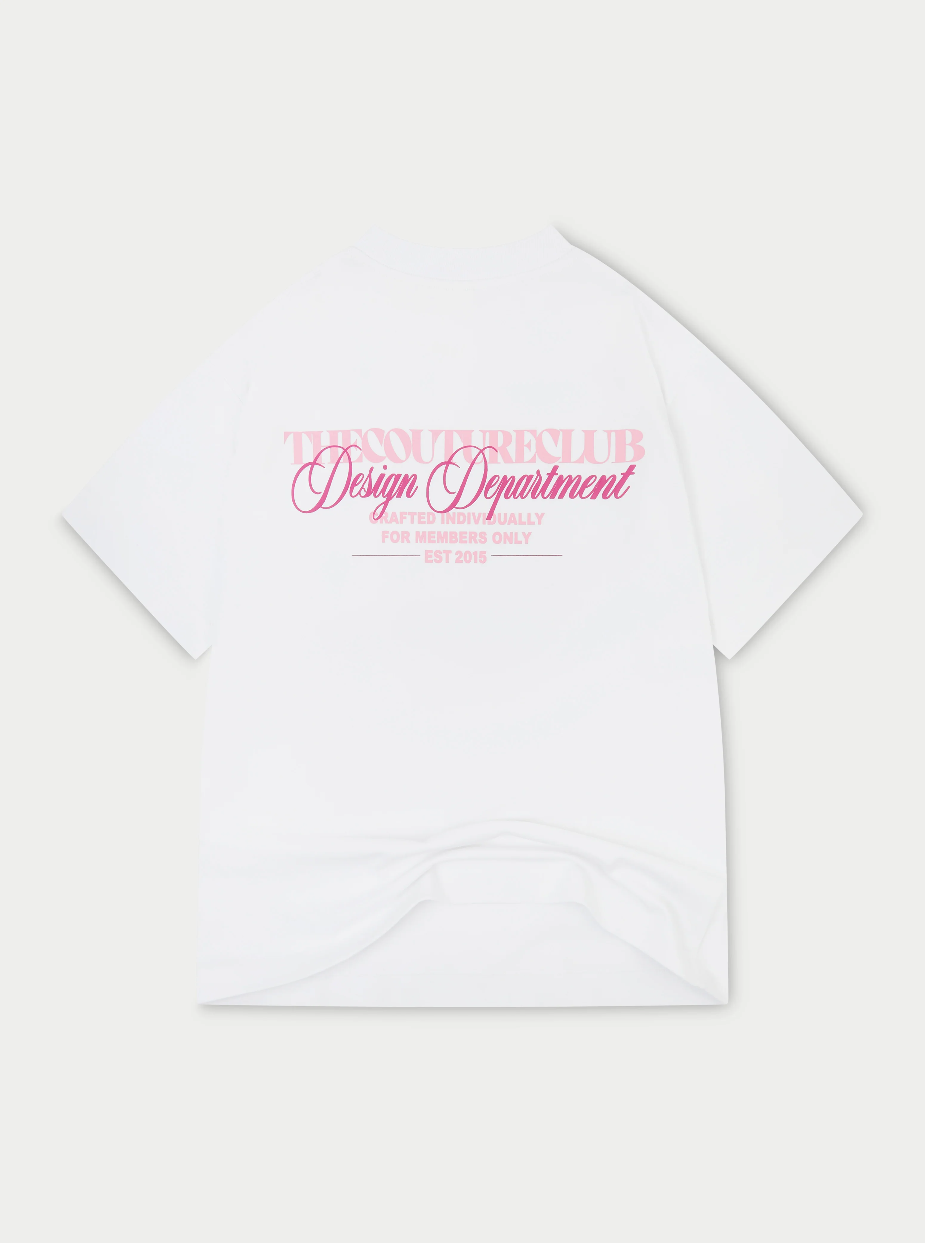 DESIGN DEPARTMENT GRAPHIC T-SHIRT - PINK