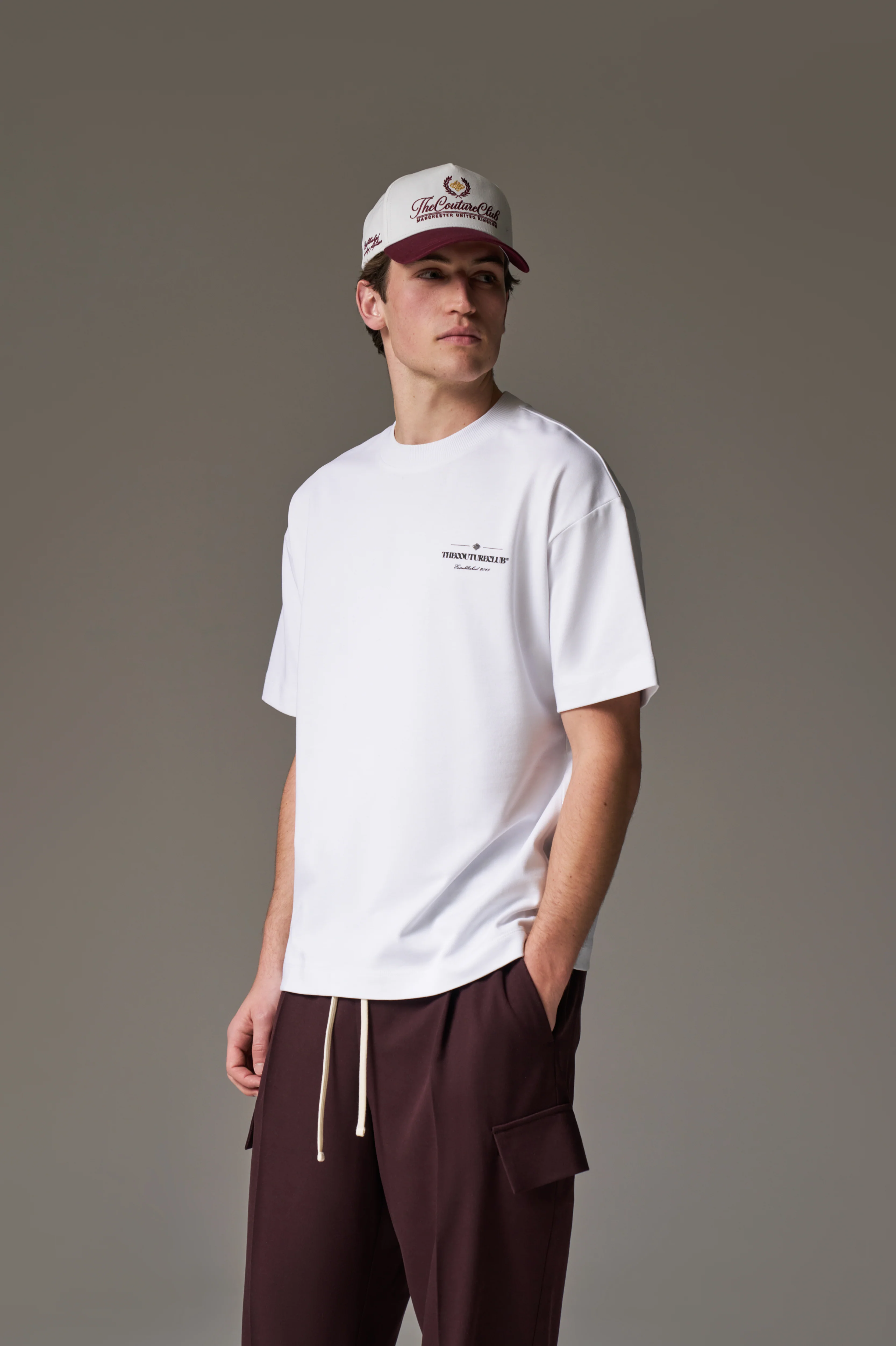 COPYRIGHT MULTI  GRAPHIC T-SHIRT - WHITE