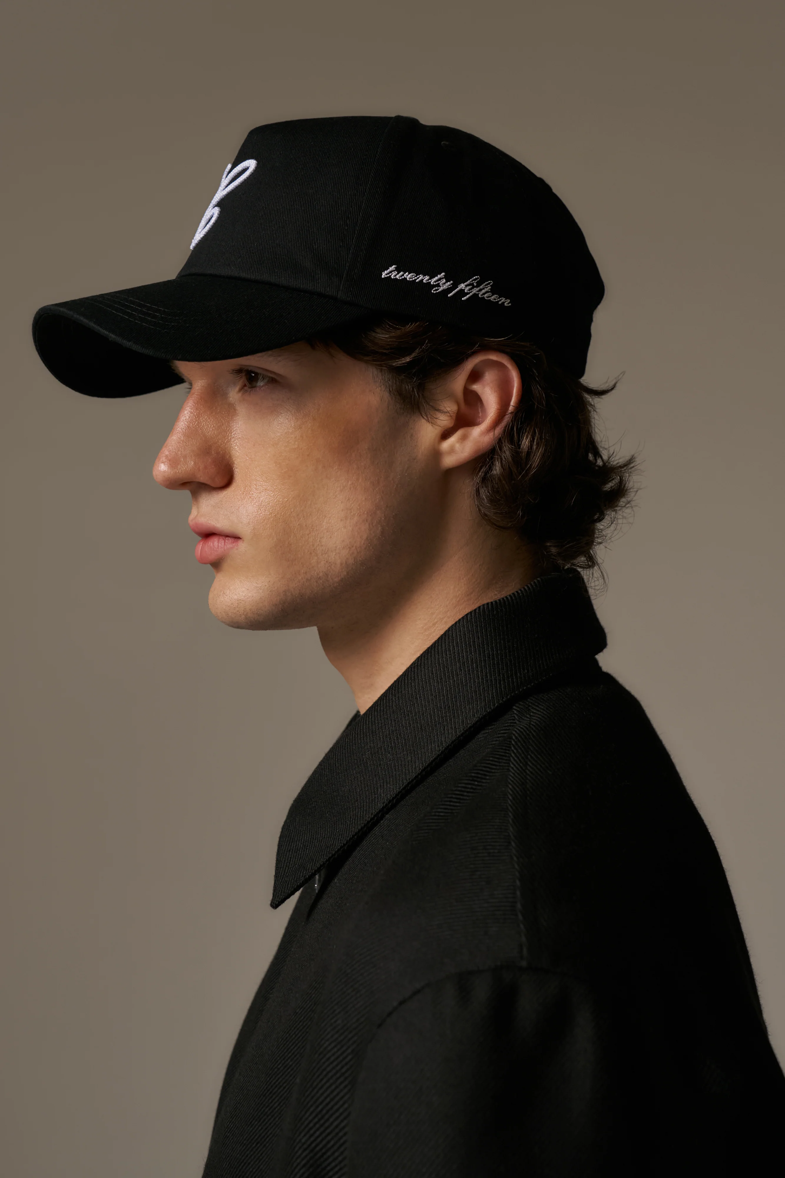 C SCRIPT CAP - BLACK