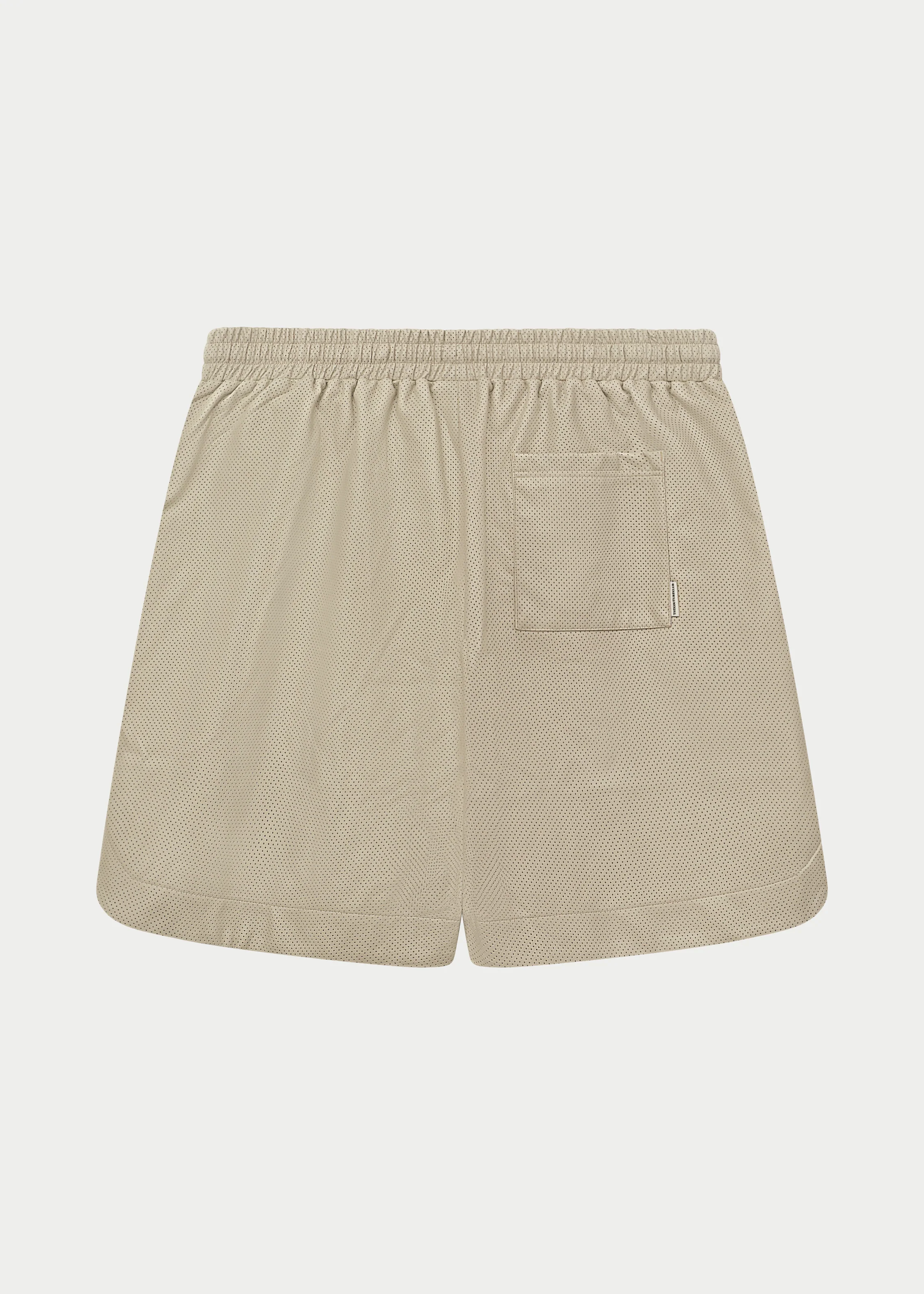 AIRTEX FAUX LEATHER SHORTS - STONE