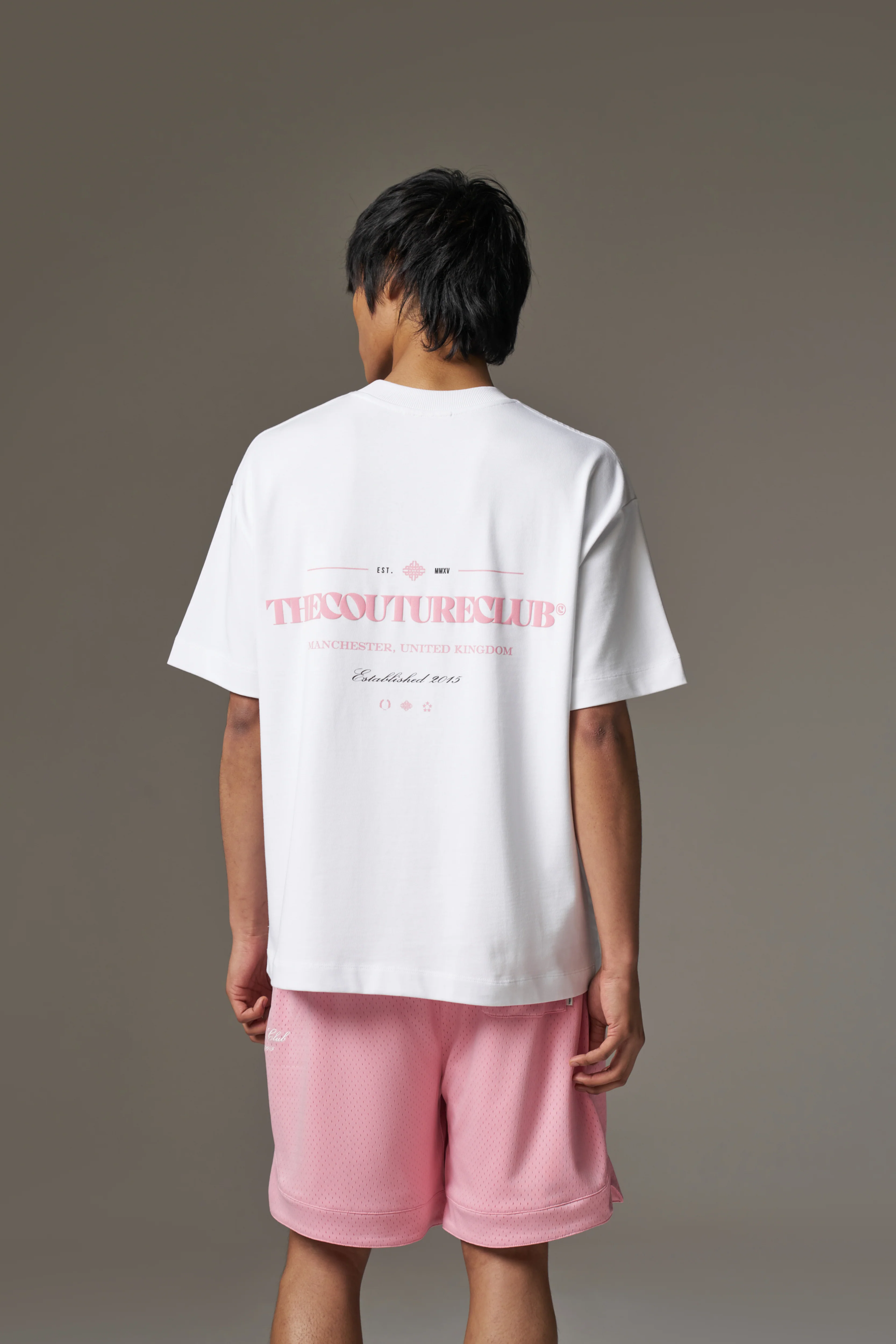 COPYRIGHT MULTI GRAPHIC T-SHIRT - PINK