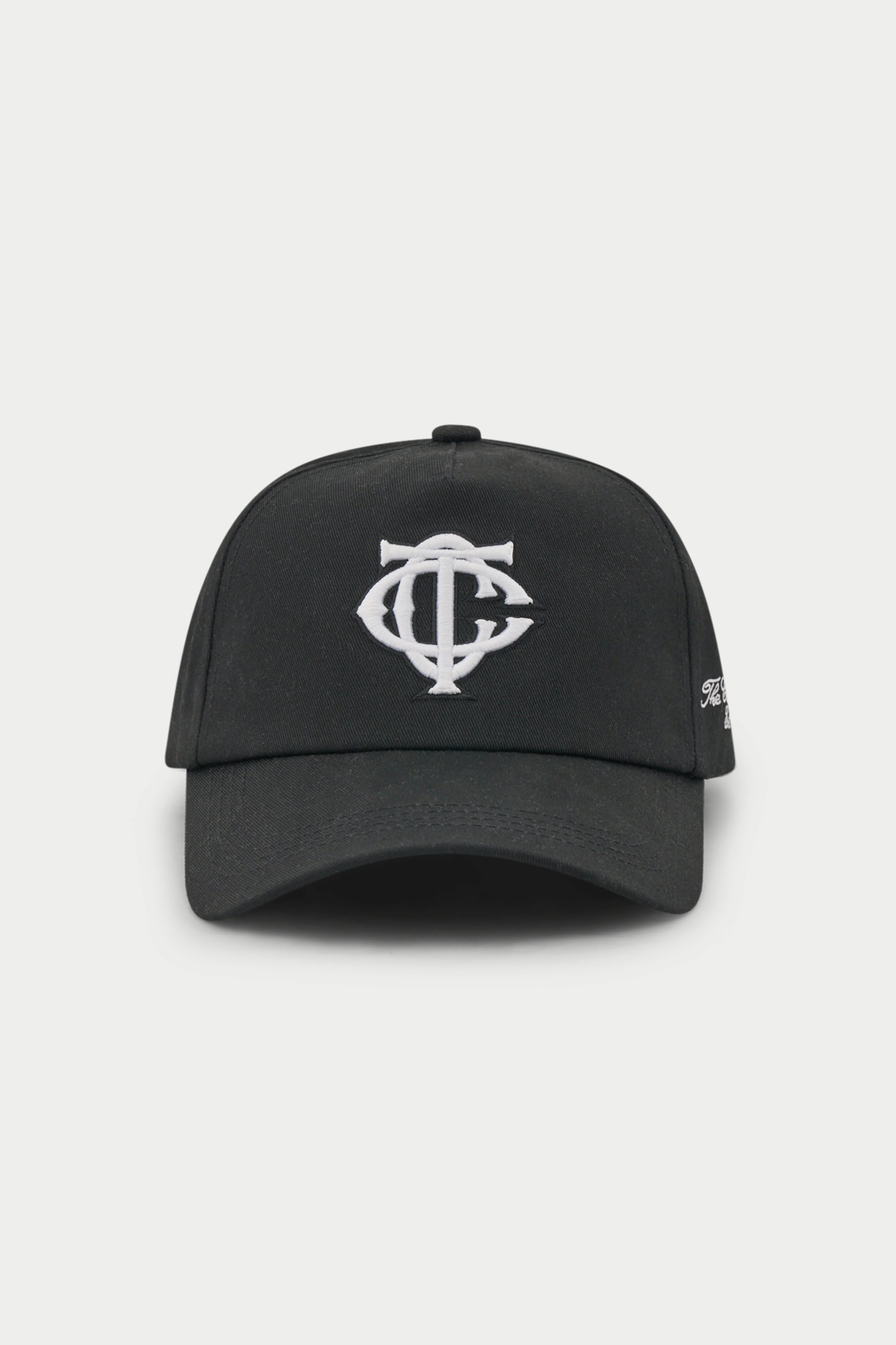 MONOGRAM EMBLEM CAP - BLACK