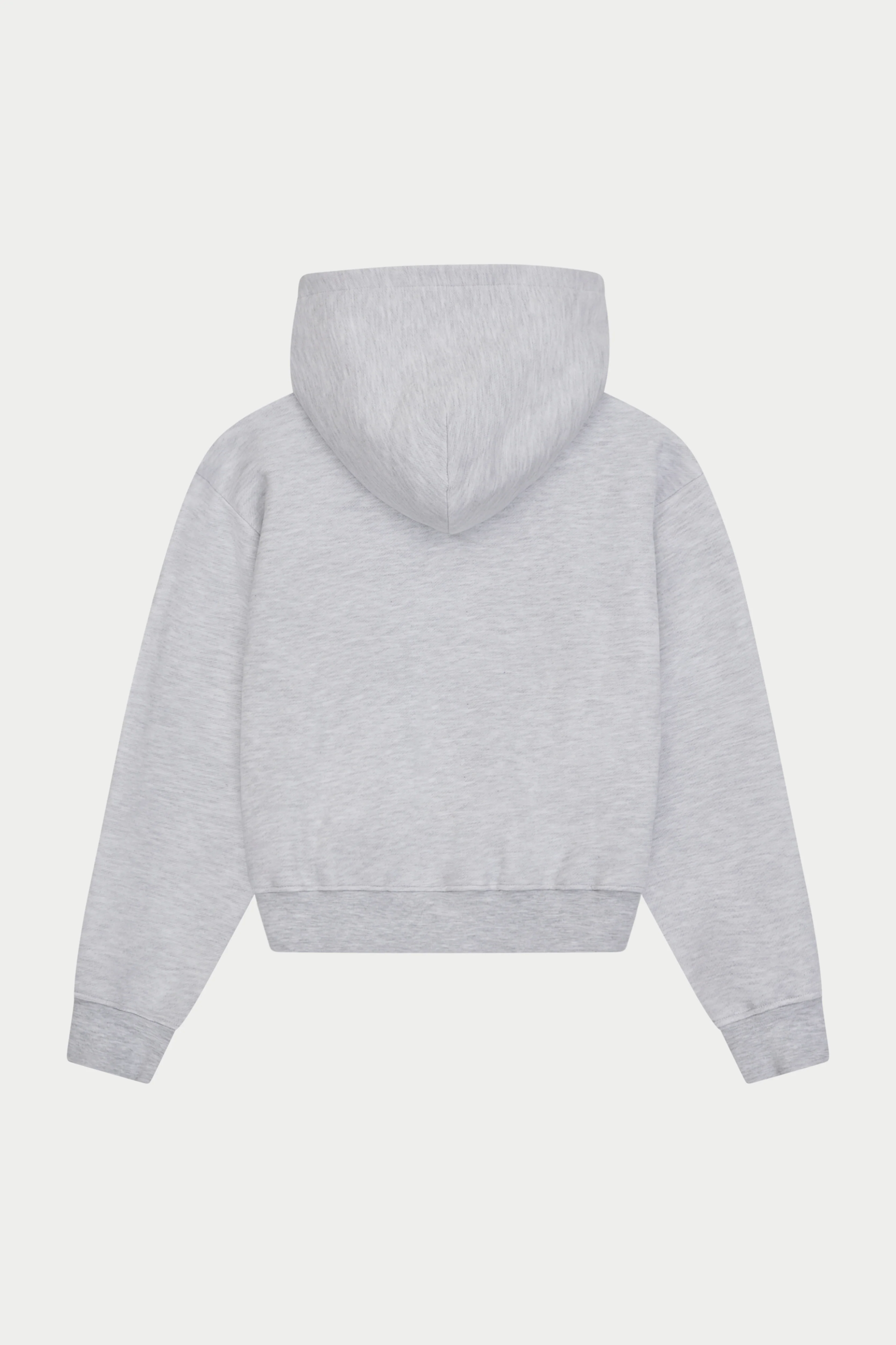CTRE ZIP THROUGH RELAXED HOODIE - GREY MARL