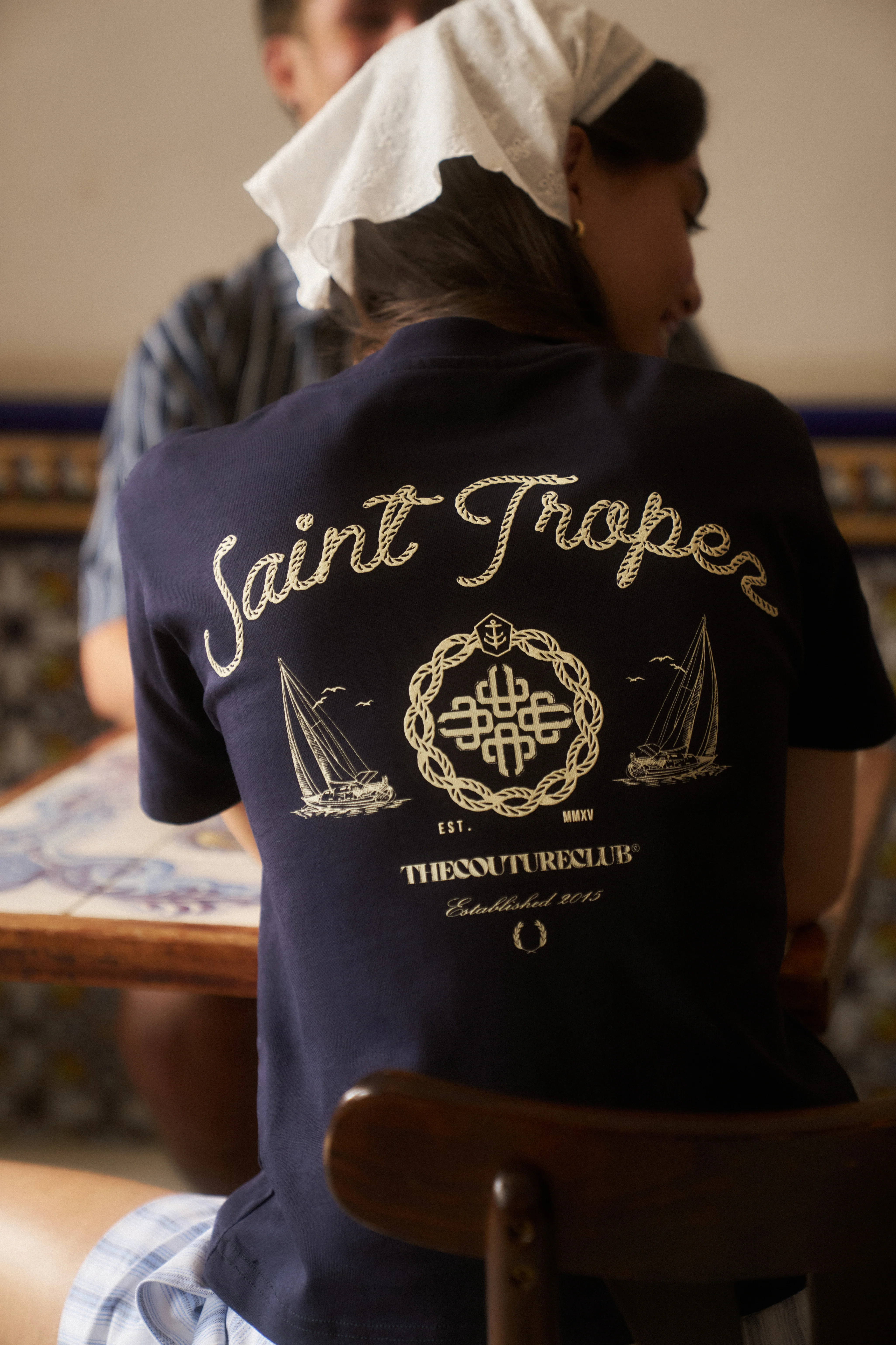 ST TROPEZ T-SHIRT - NAVY