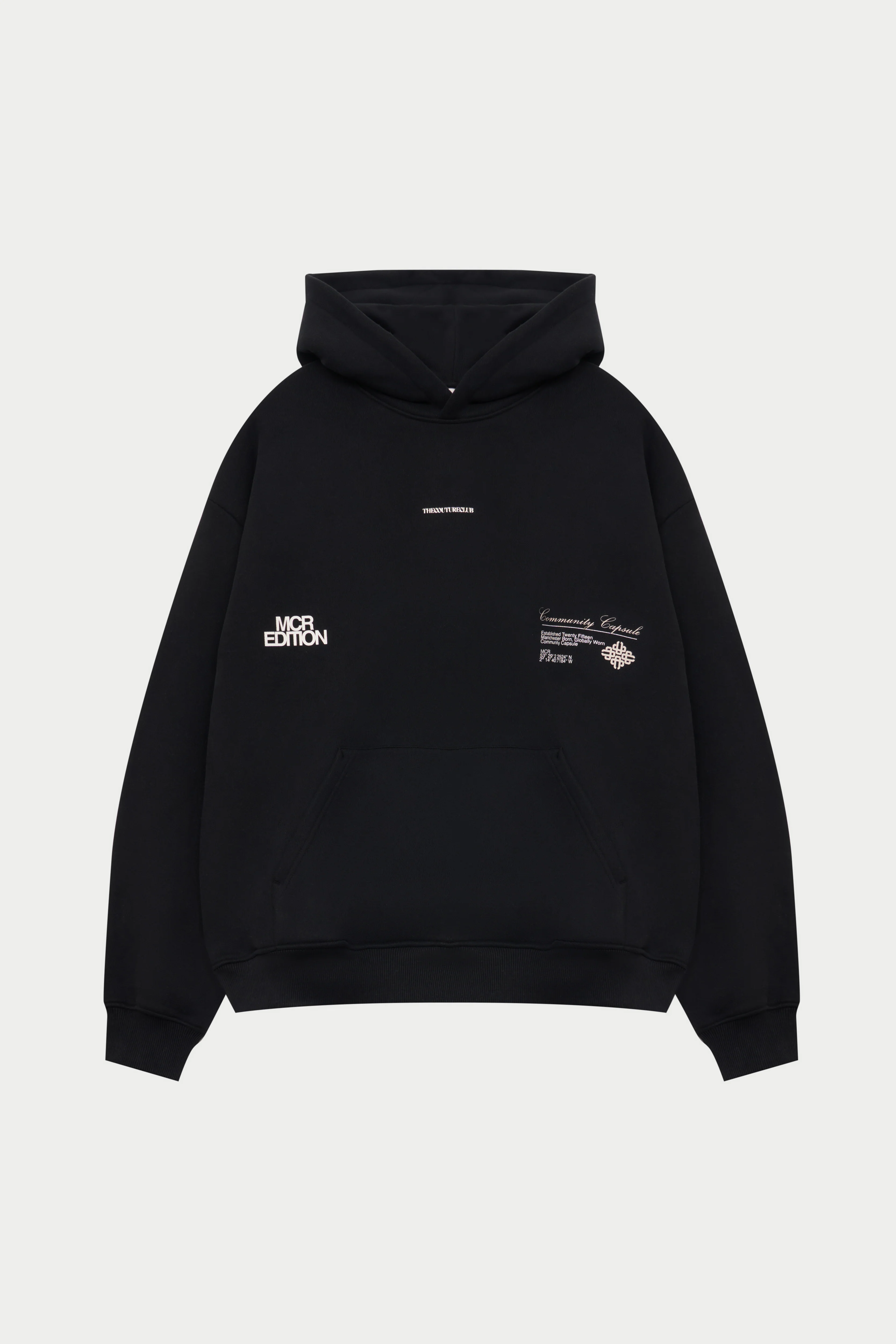 COMMUNITY CAPSULE HOODIE - BLACK