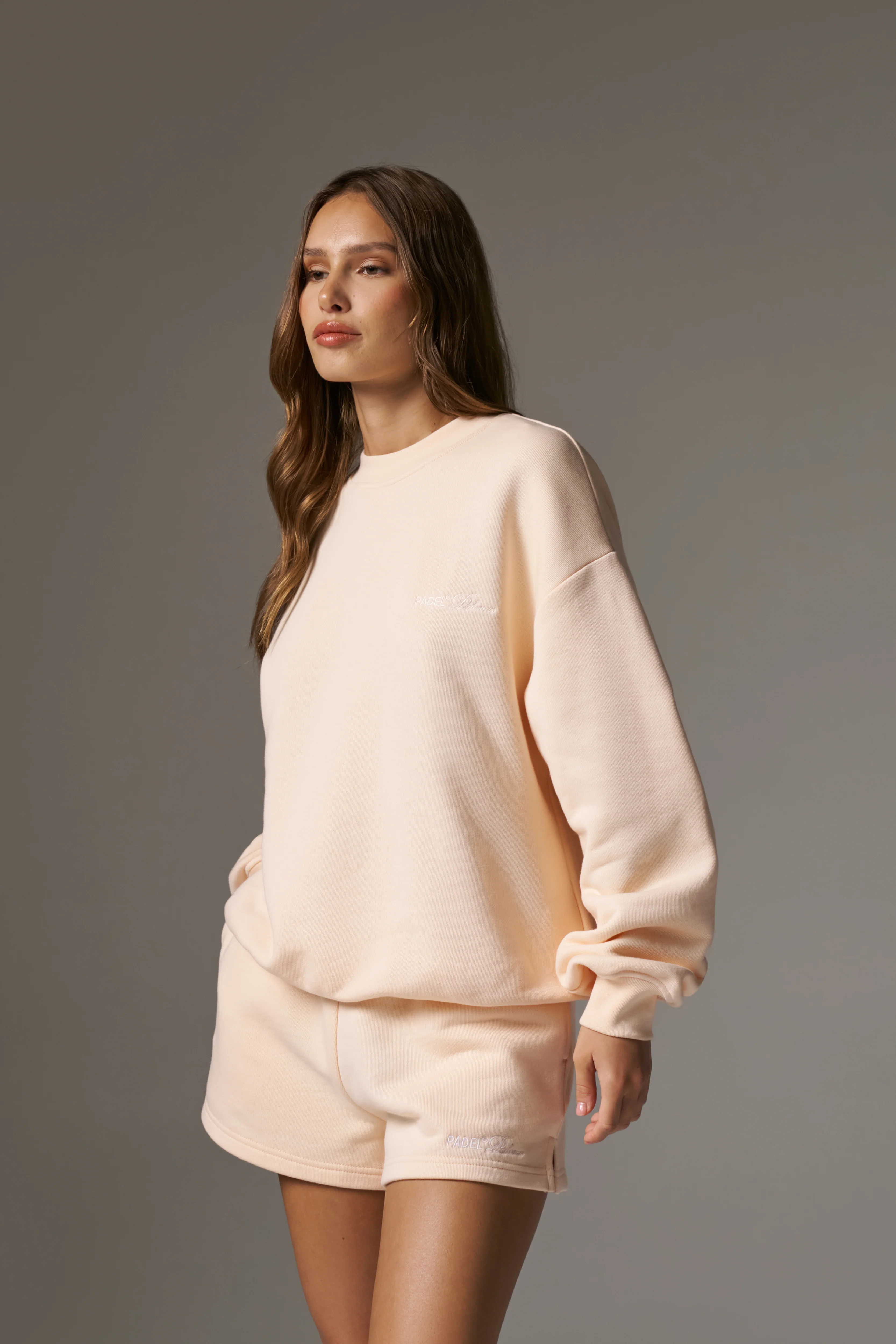 PADEL & PALOMAS SWEATSHIRT - PEACH