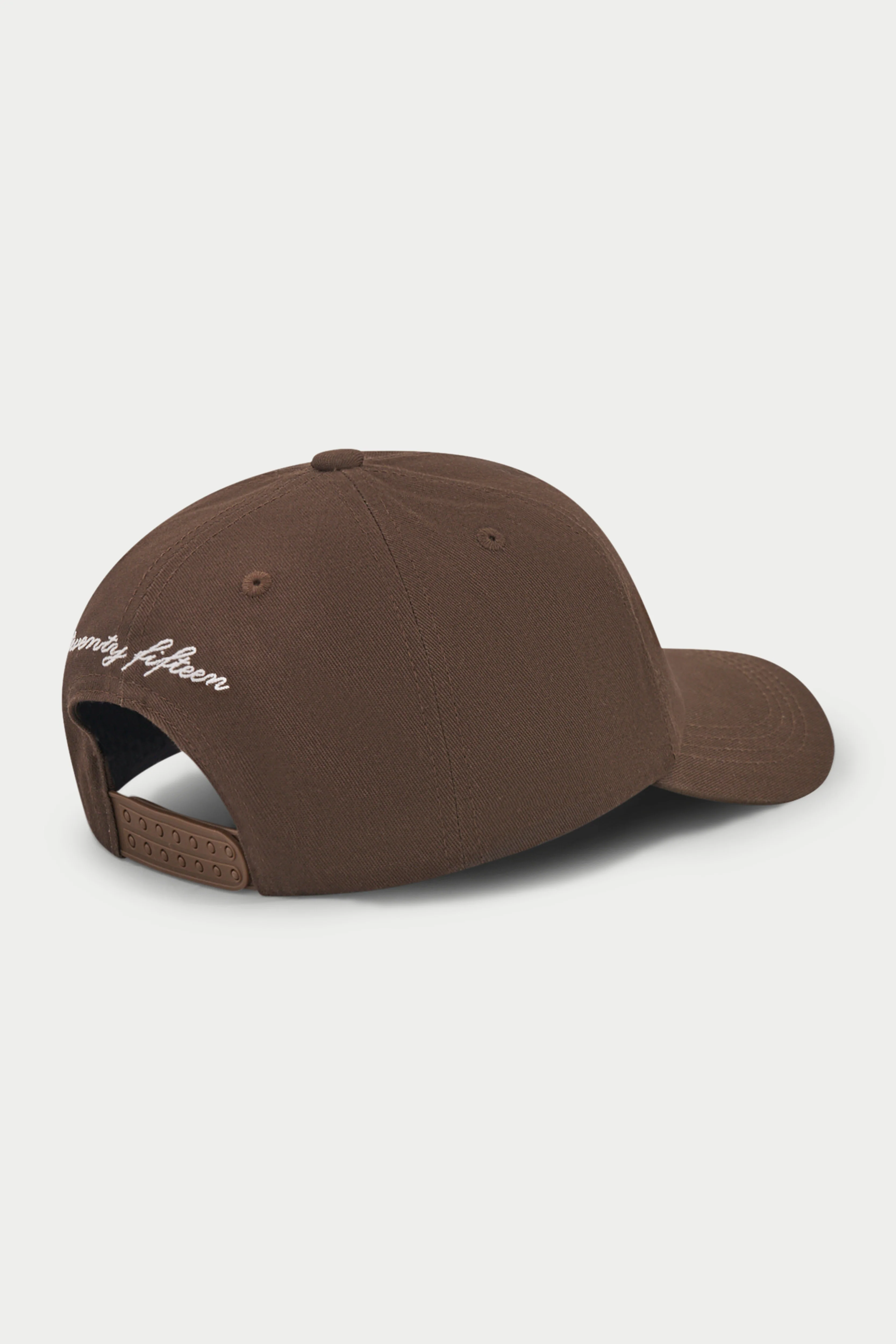 MONOGRAM EMBLEM CAP - BROWN